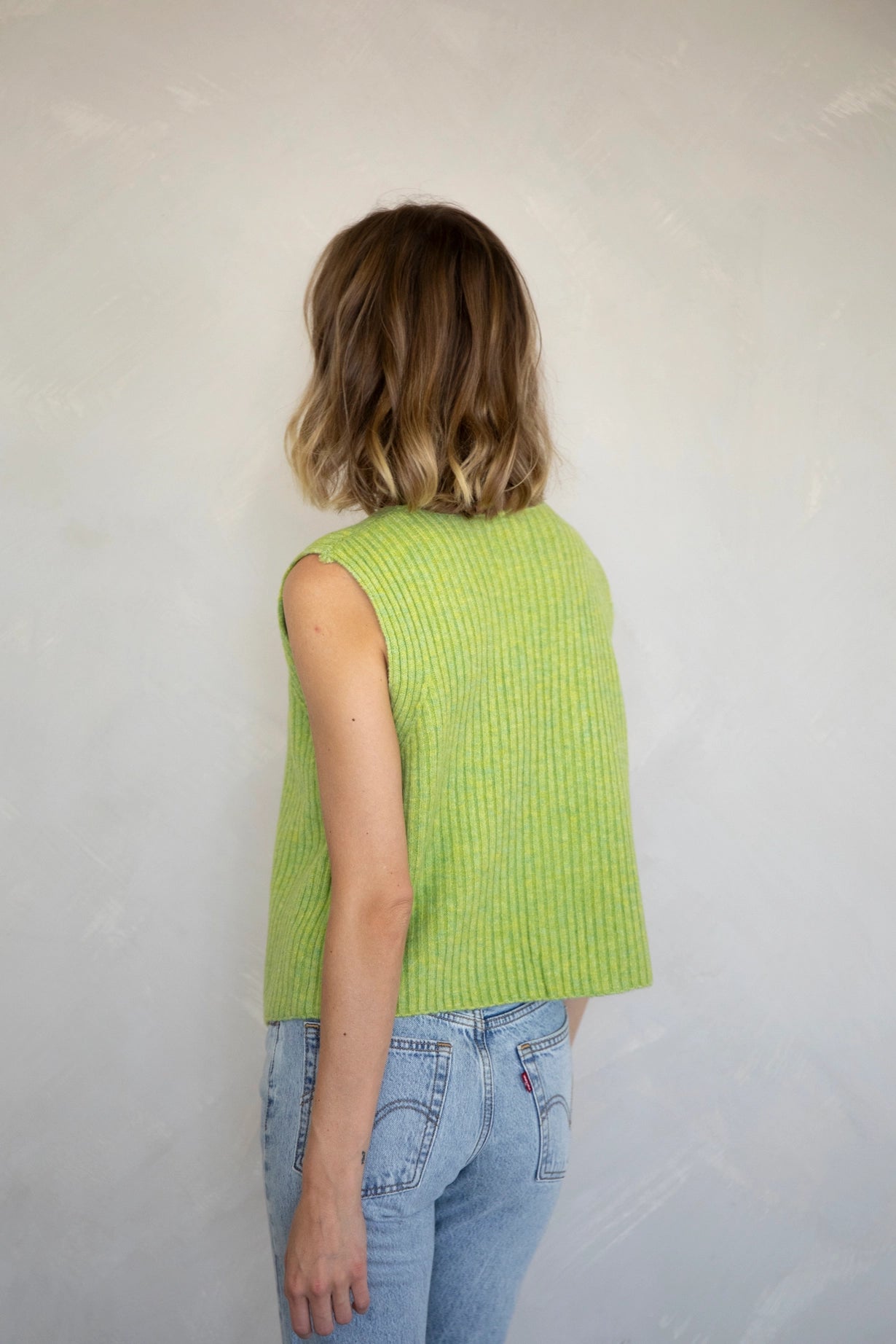 Key Lime Knit Vest