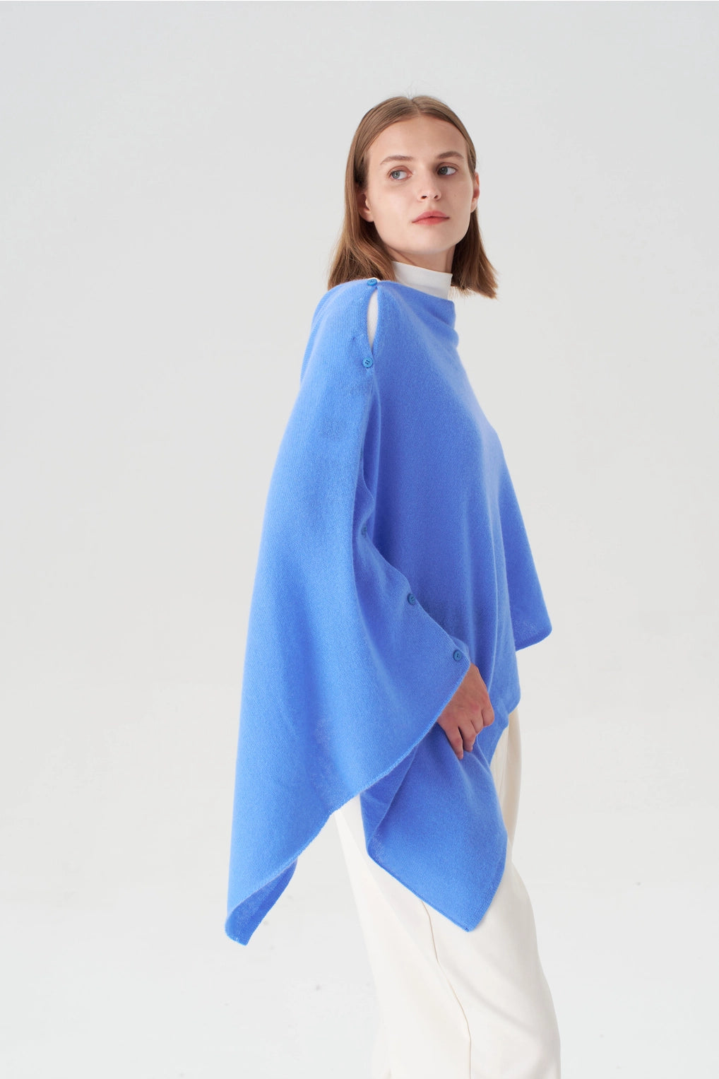 Cashmere Topper (Azure Blue)