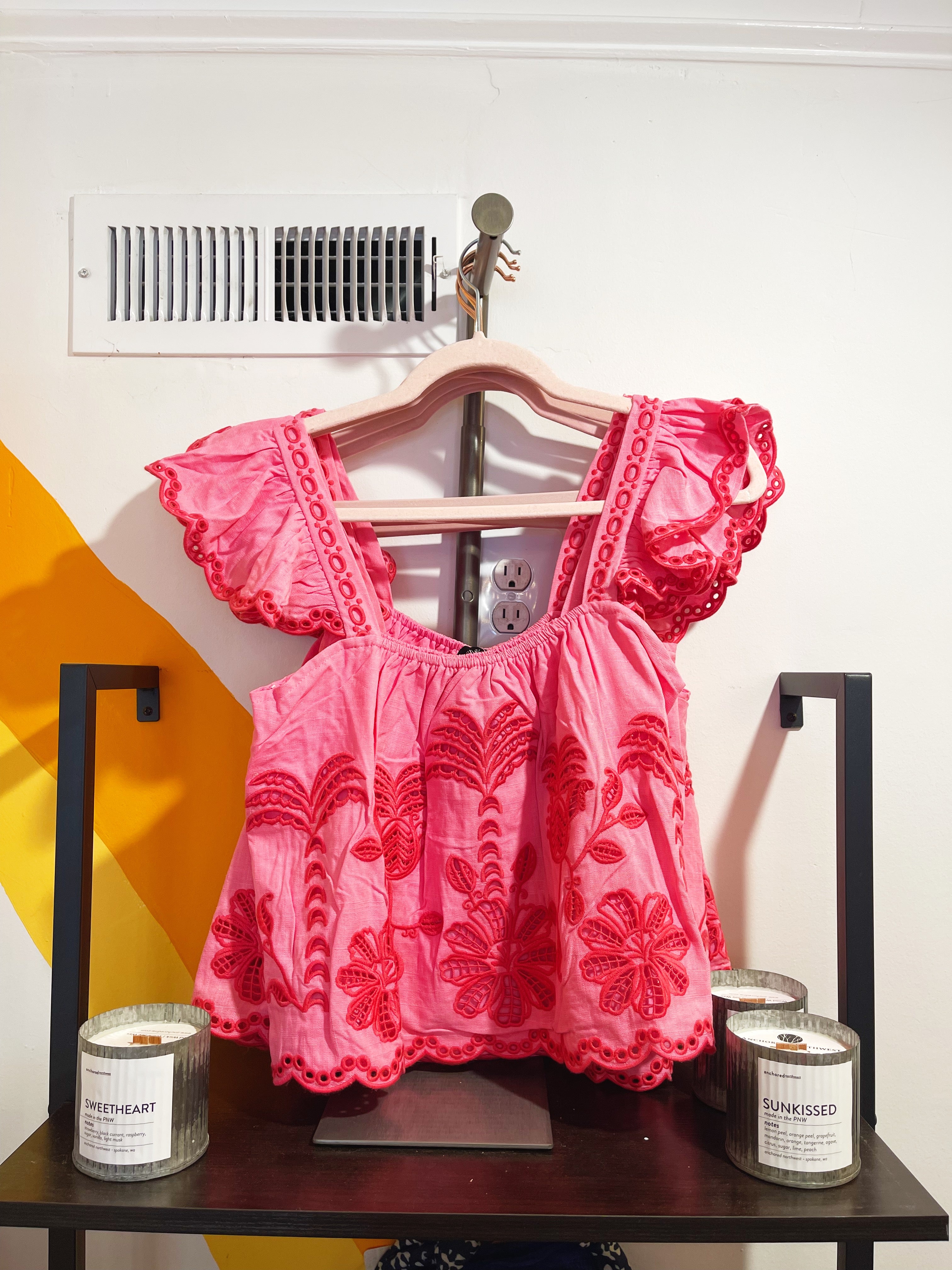 Lovely Lady May Blouse (Pink)