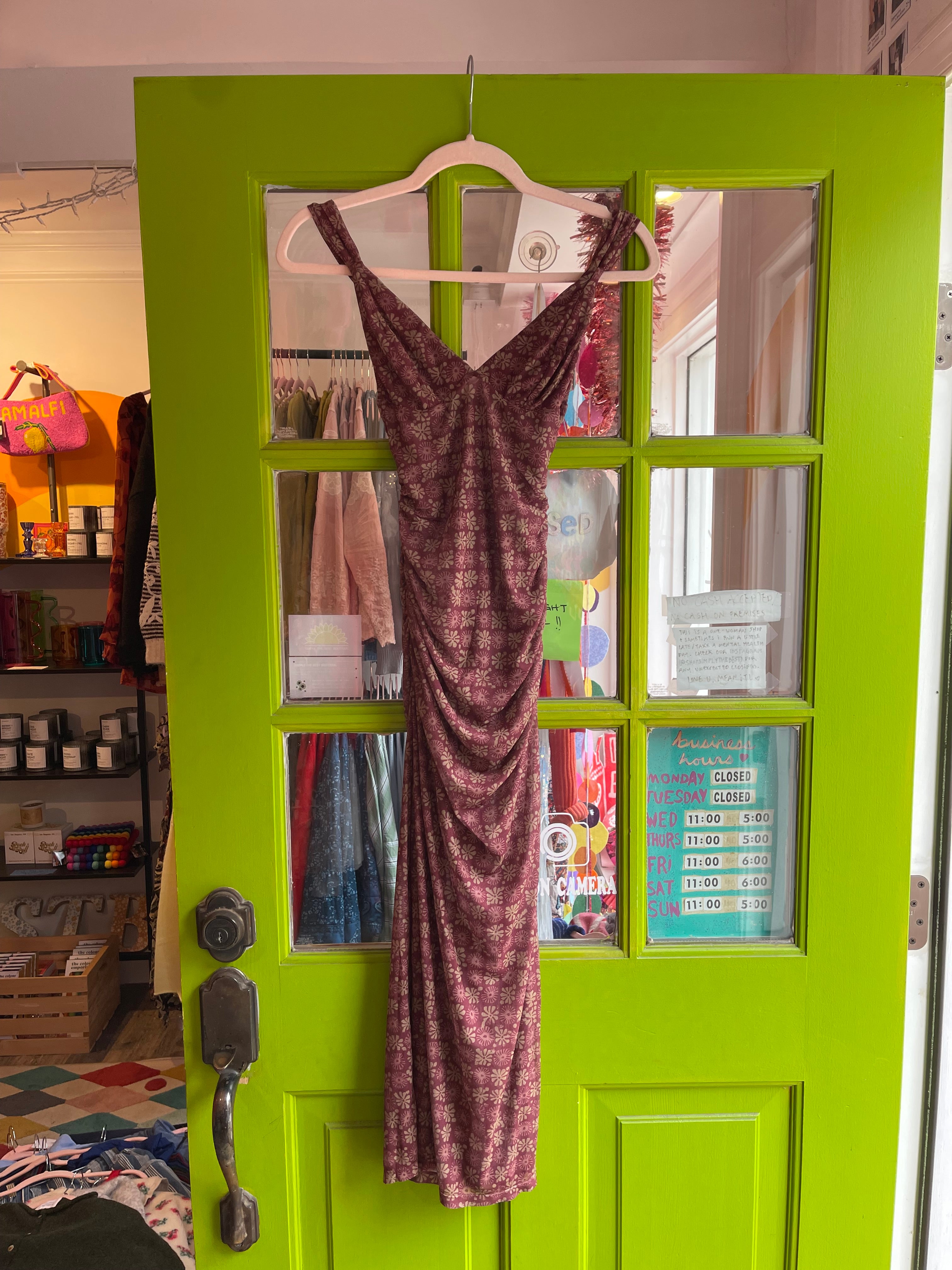 Long Live Printed Mesh Slip (Brown Combo) | Free People