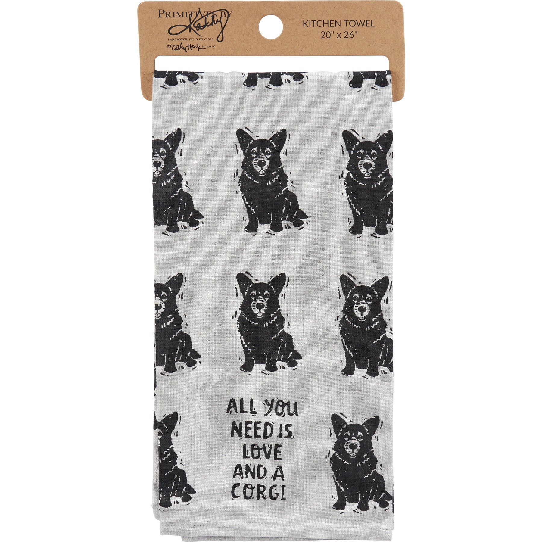 Love and a Corgi | Kitchen Towel