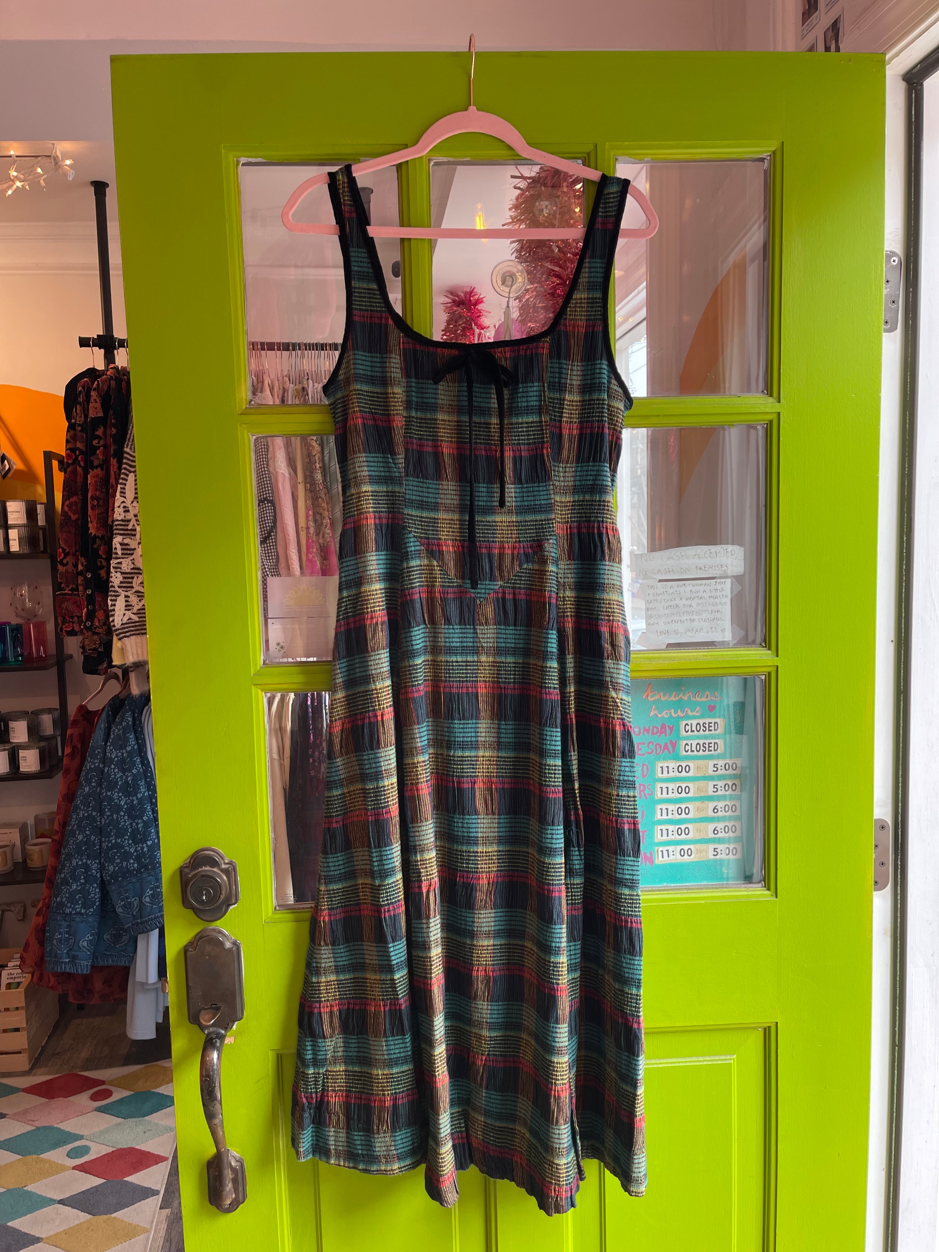 Freya Plaid Midi (Kelly Green) | Free People