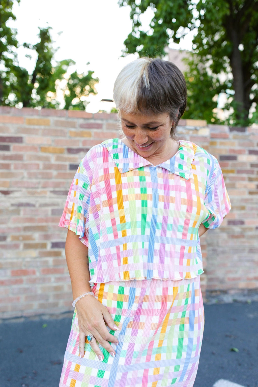Get Noticed Plisse Top | TABY ORIGINALS