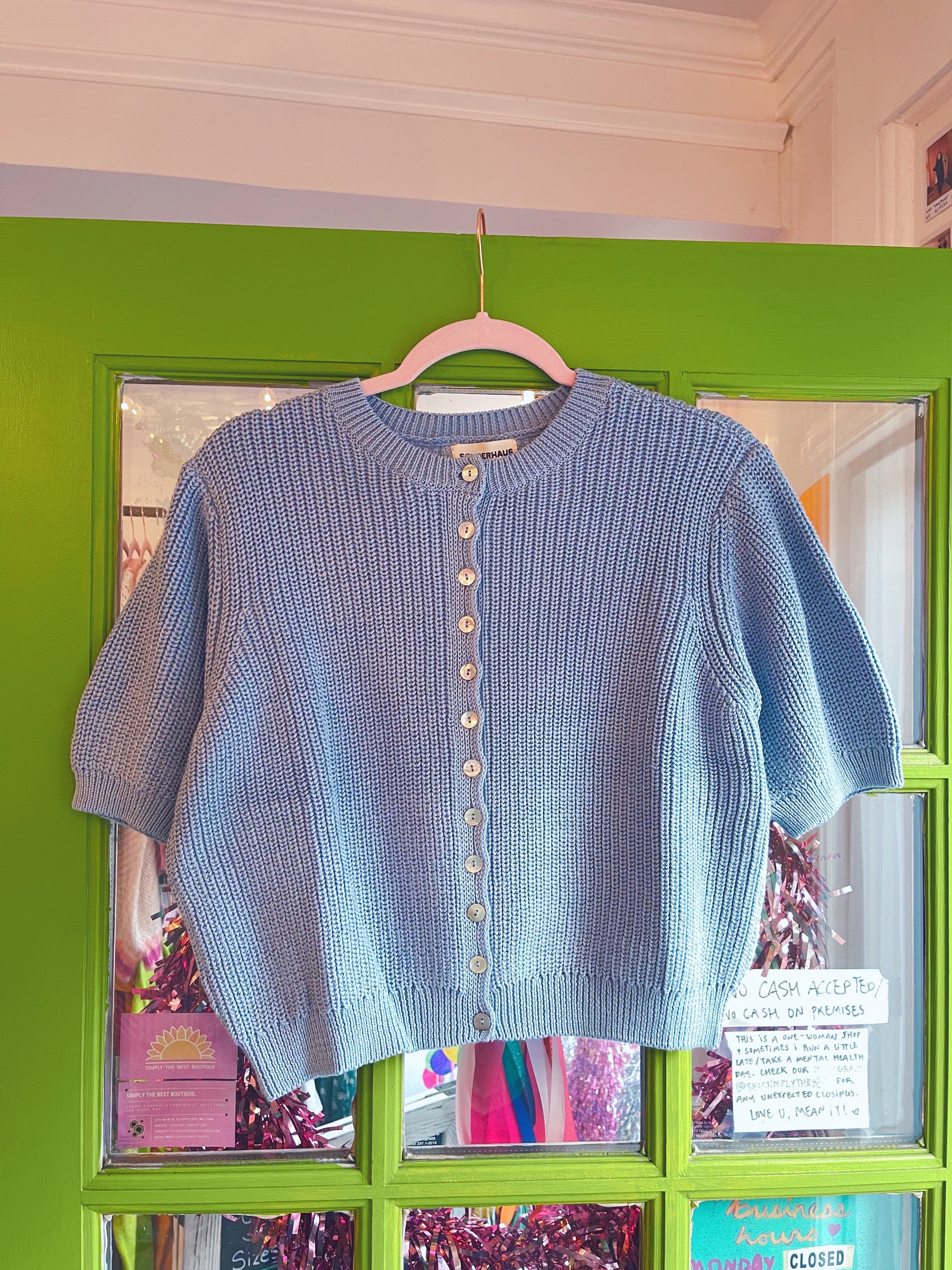 Coastal Cardigan (Light Blue) | Sonderhaus