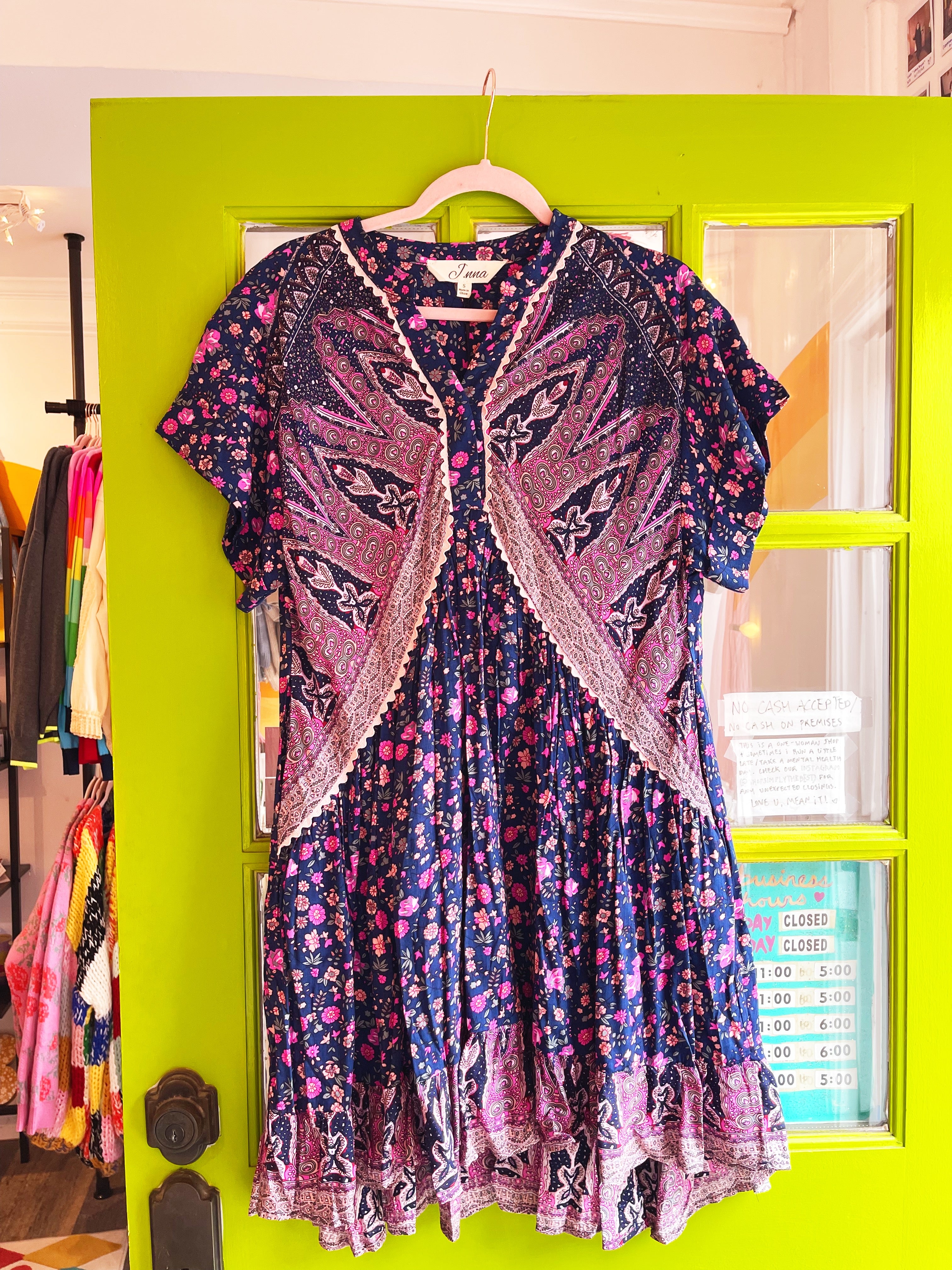 Blackberry Short Sleeve Minidress