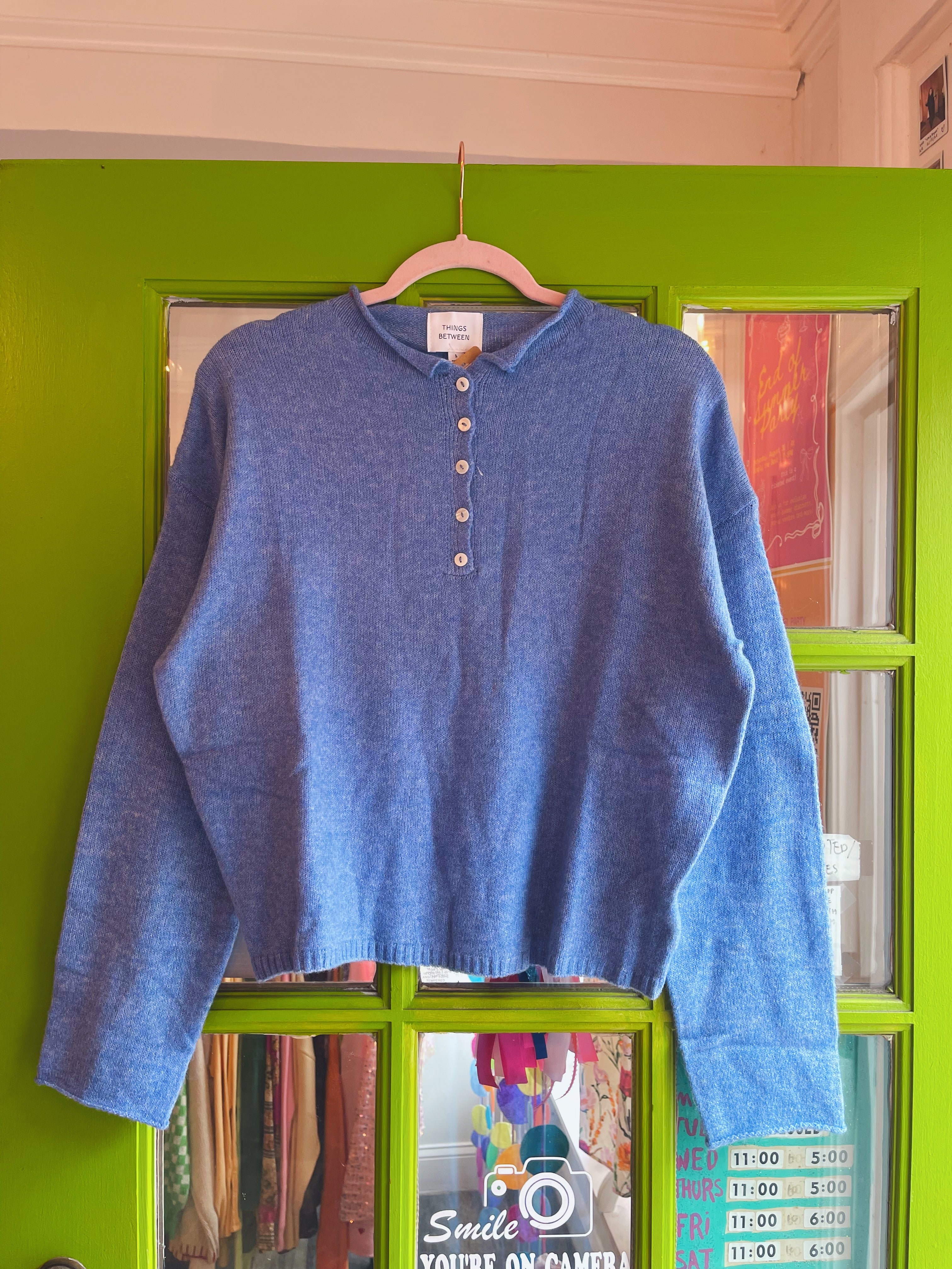 Simply the Best Henley Pullover | Dusty Blue