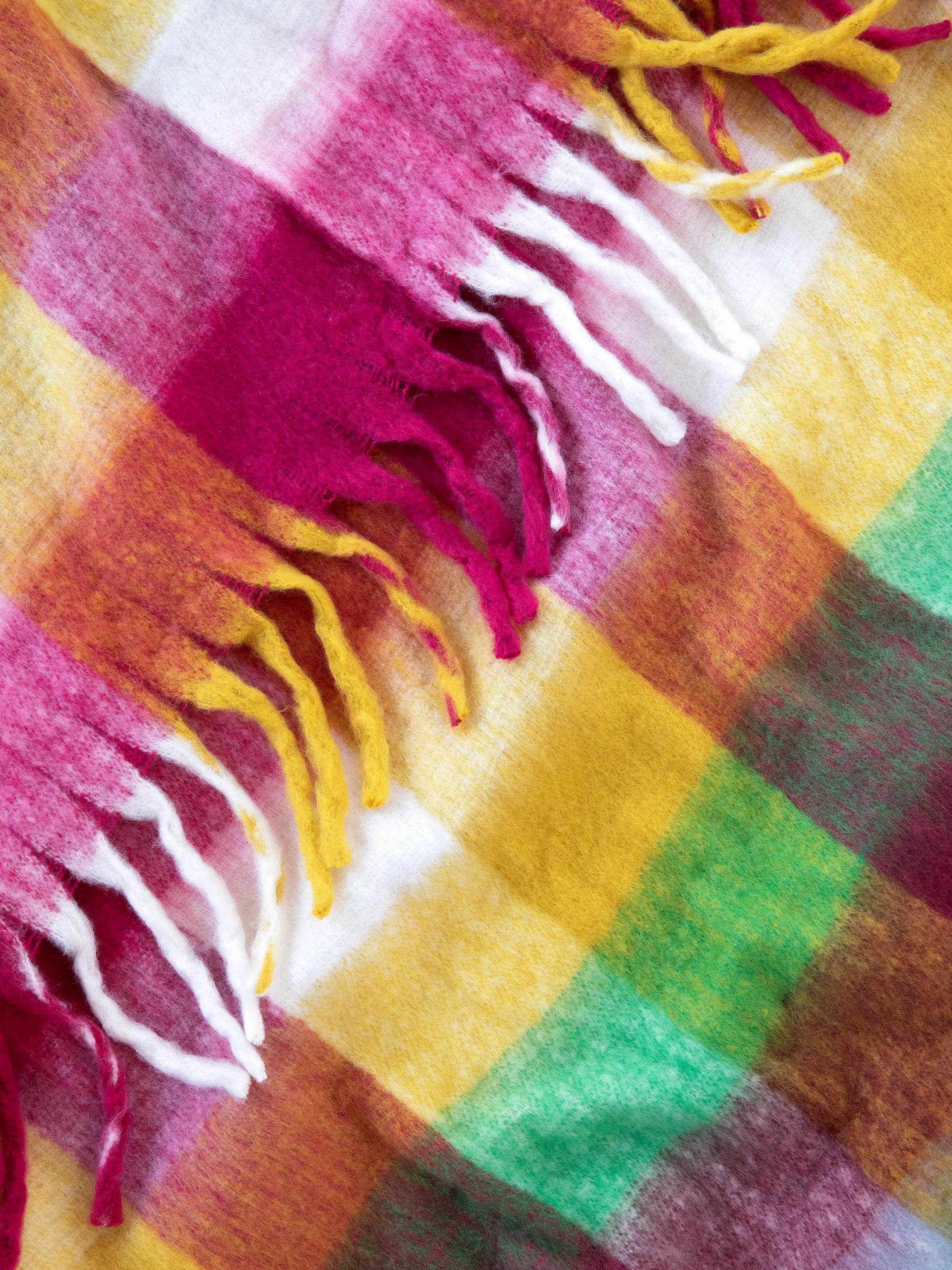 Cuddle Up Throw Blanket | Rainbow