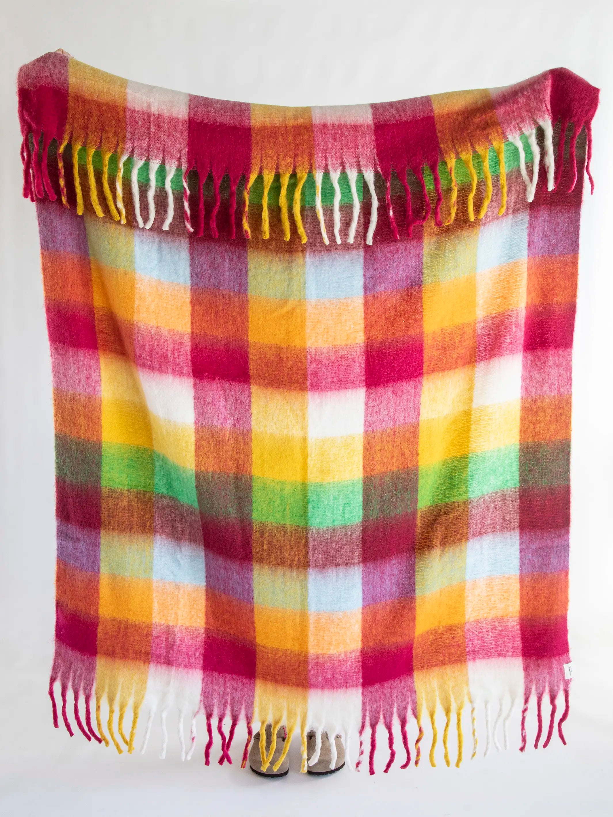 Cuddle Up Throw Blanket | Rainbow