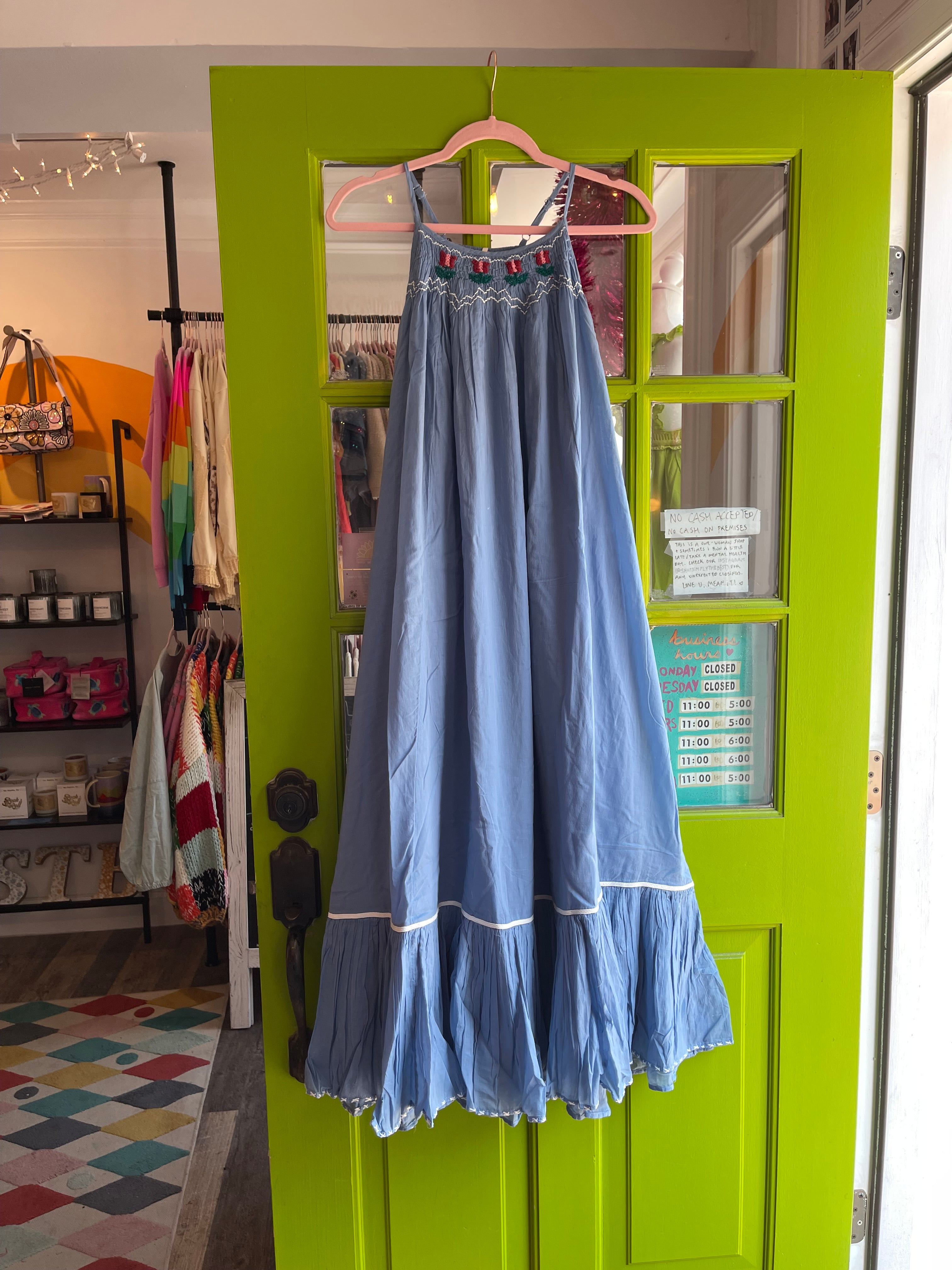 Tip Toeing Tulip Midi (Dusty Blue) | Free People