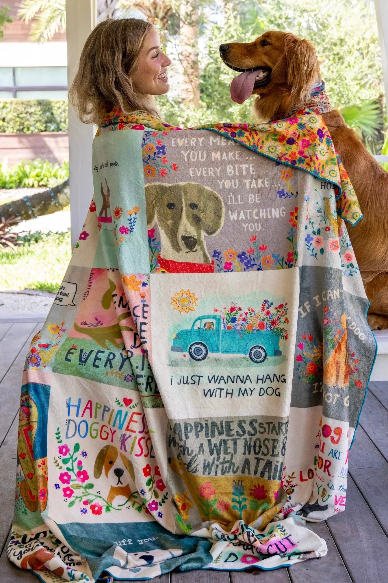 XL Double-Sided Cozy Blanket | Dog Lover
