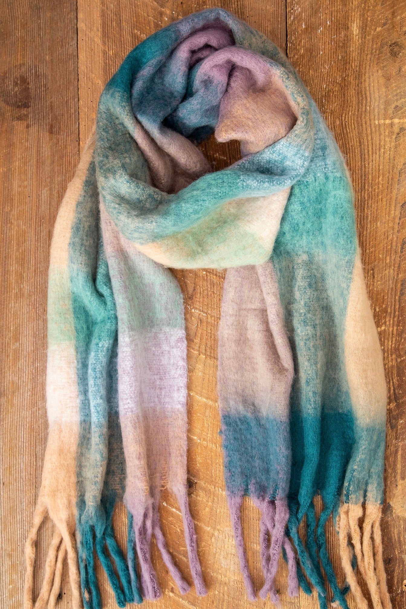 Cuddle Up Cozy Scarf | Blue Sage