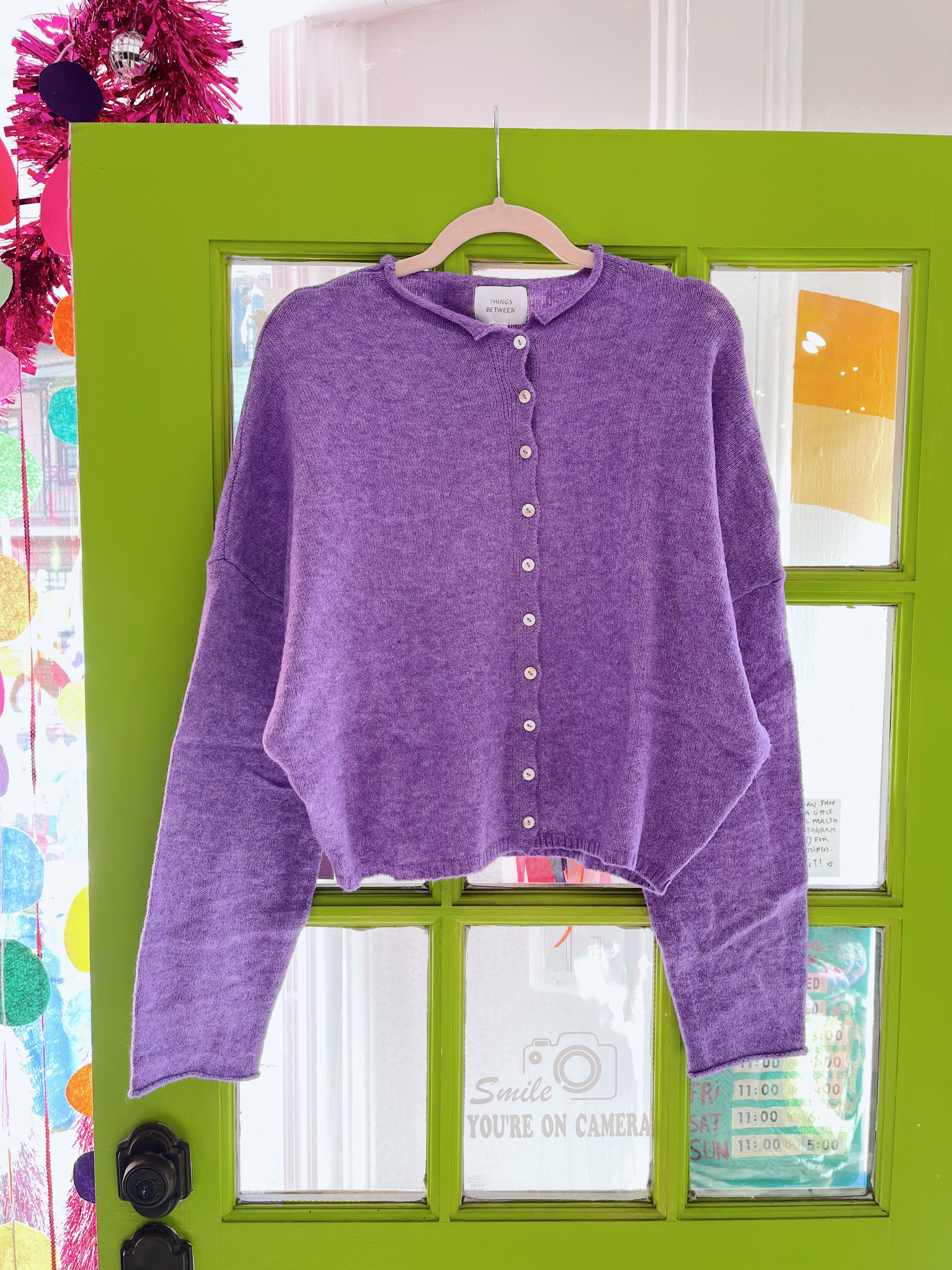 Simply the Best Cardi | Violet