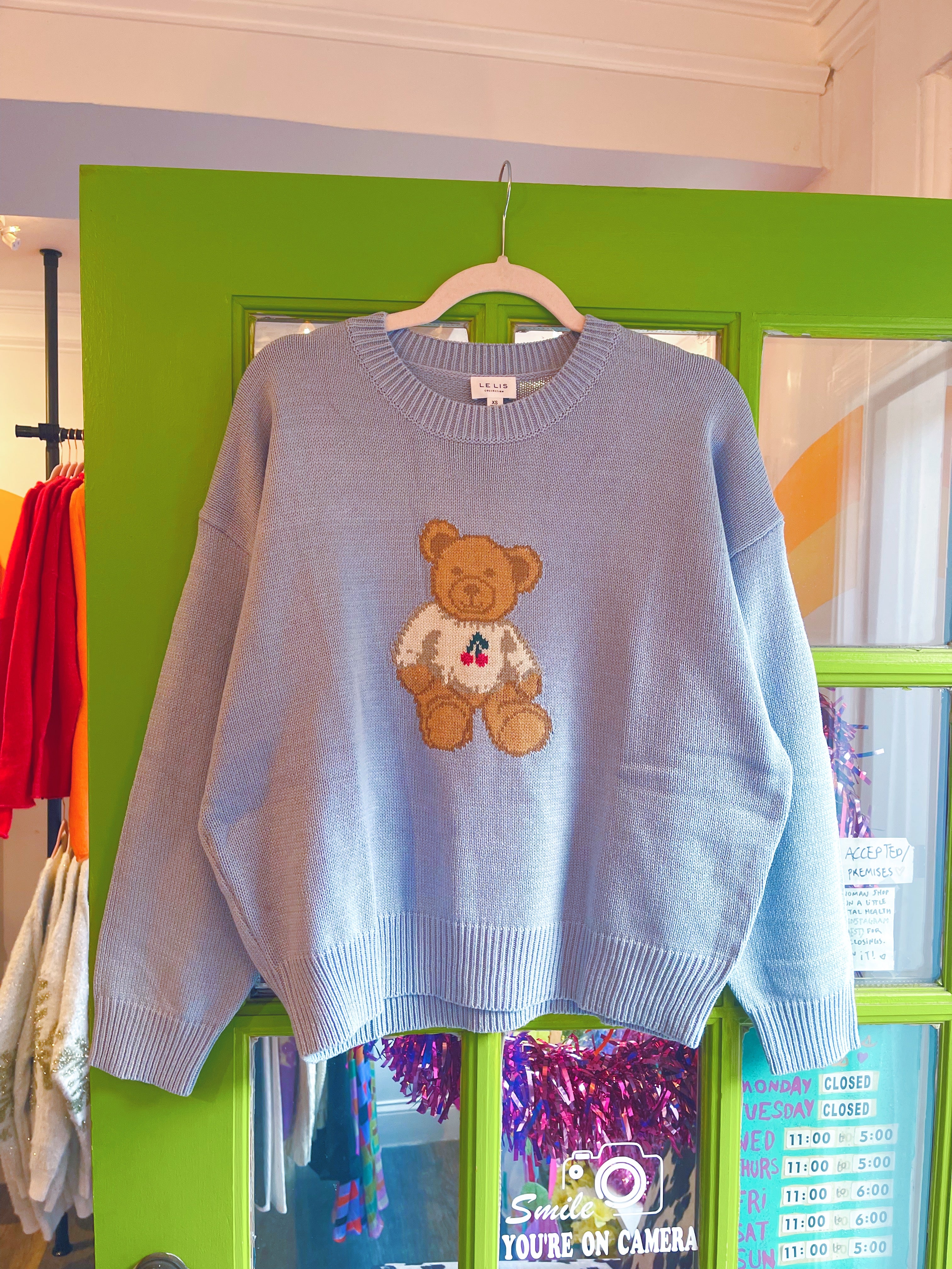 Teddy Bear Knit Pullover