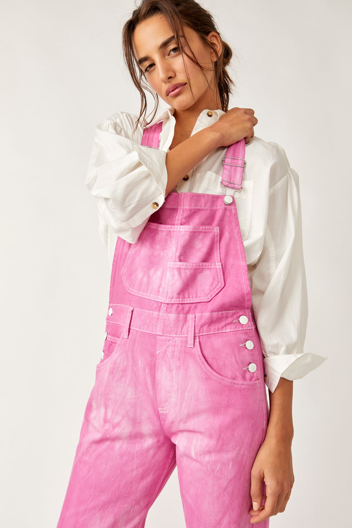 Ziggy Denim Overall (Electric Bouquet) | Free People