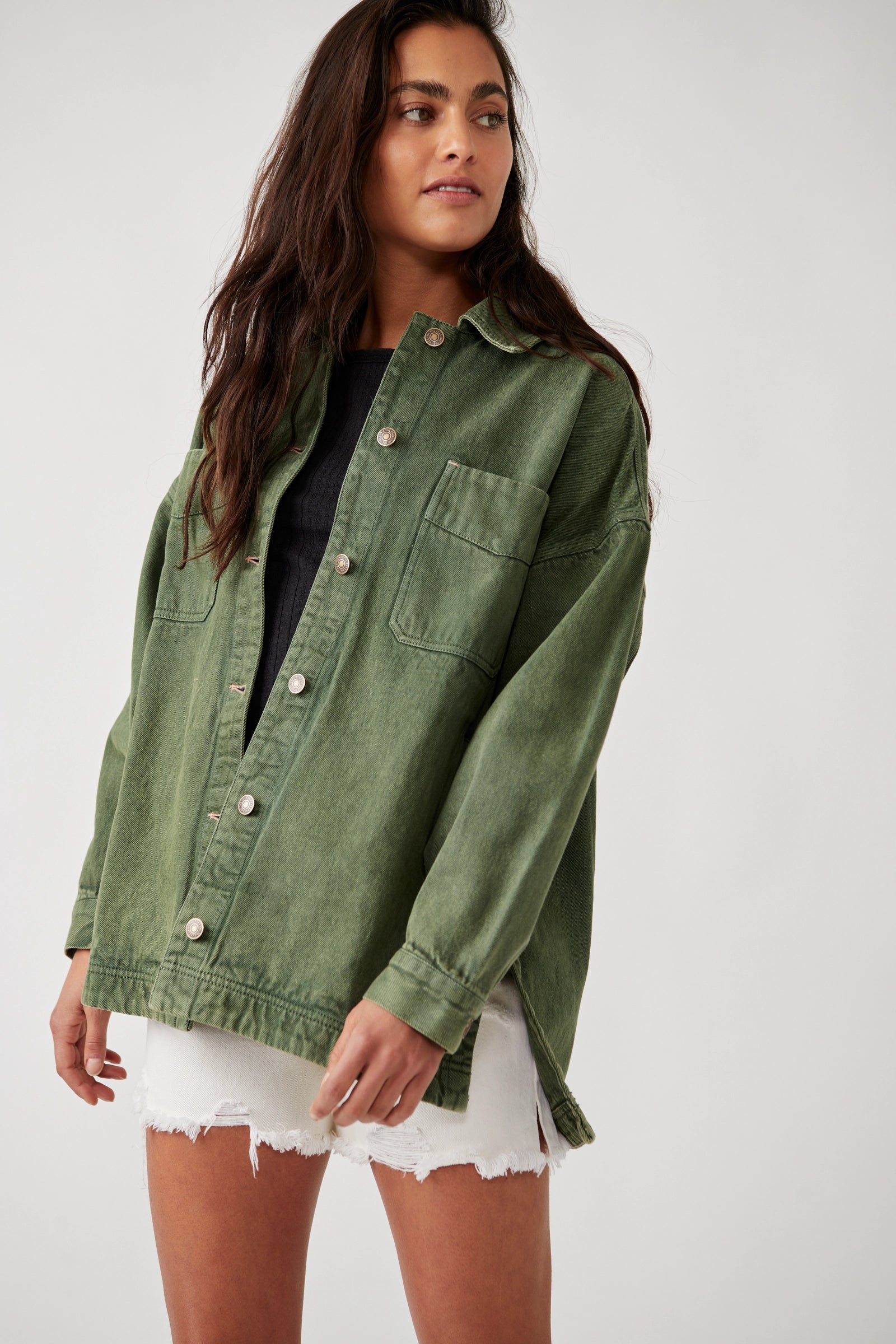 Madison City Twill Jacket (Adventurer) | Free People