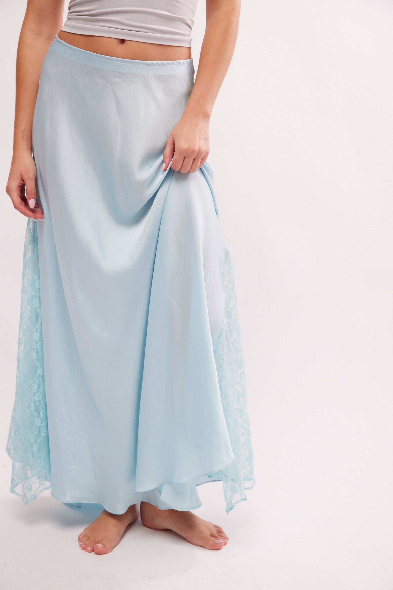 Make You Mine Half Slip (Aqua-esque) | Free People