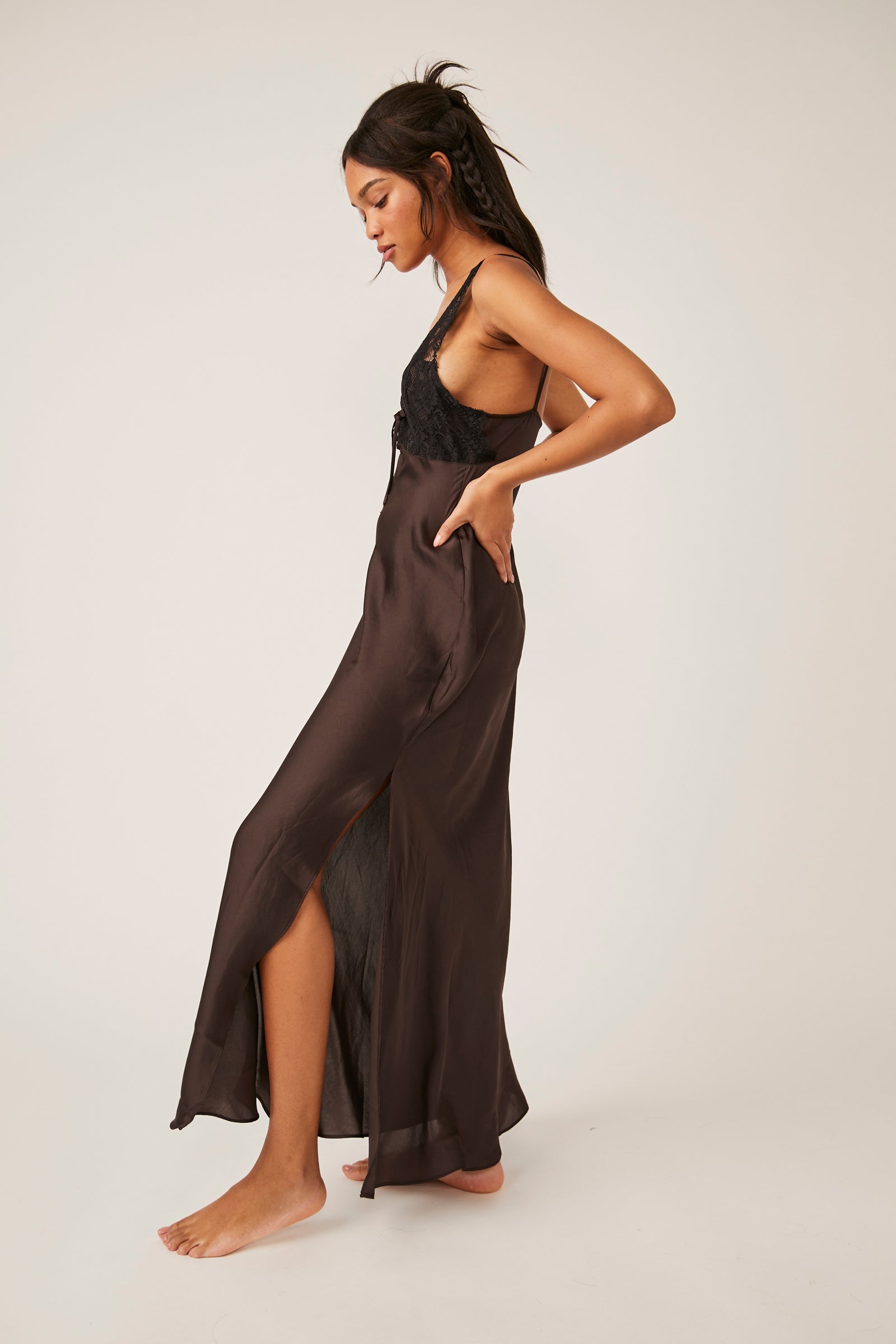 Countryside Maxi Slip (Hot Fudge) | Free People