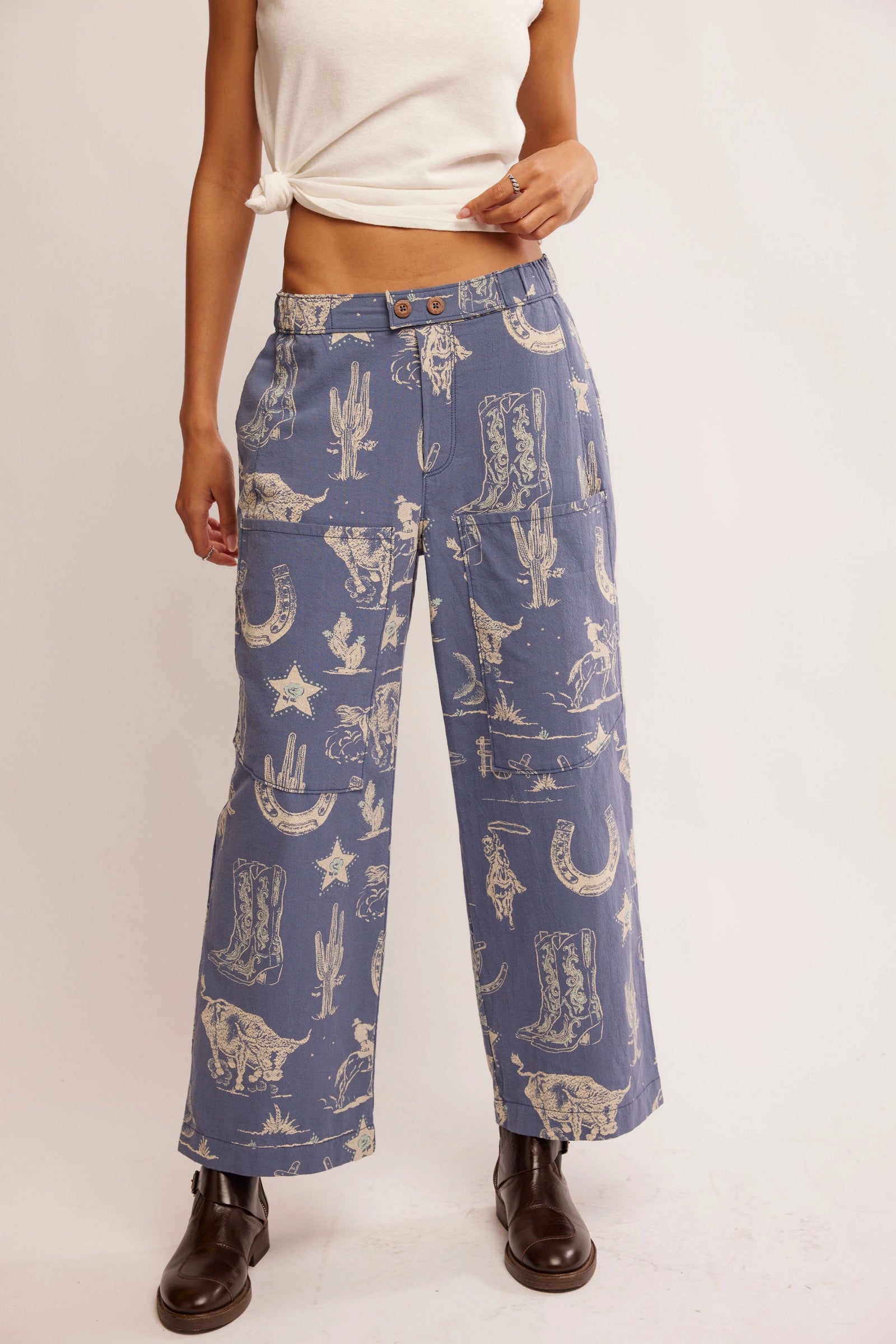 Seaside Pull-On Pant (Rodeo Time) | Free People