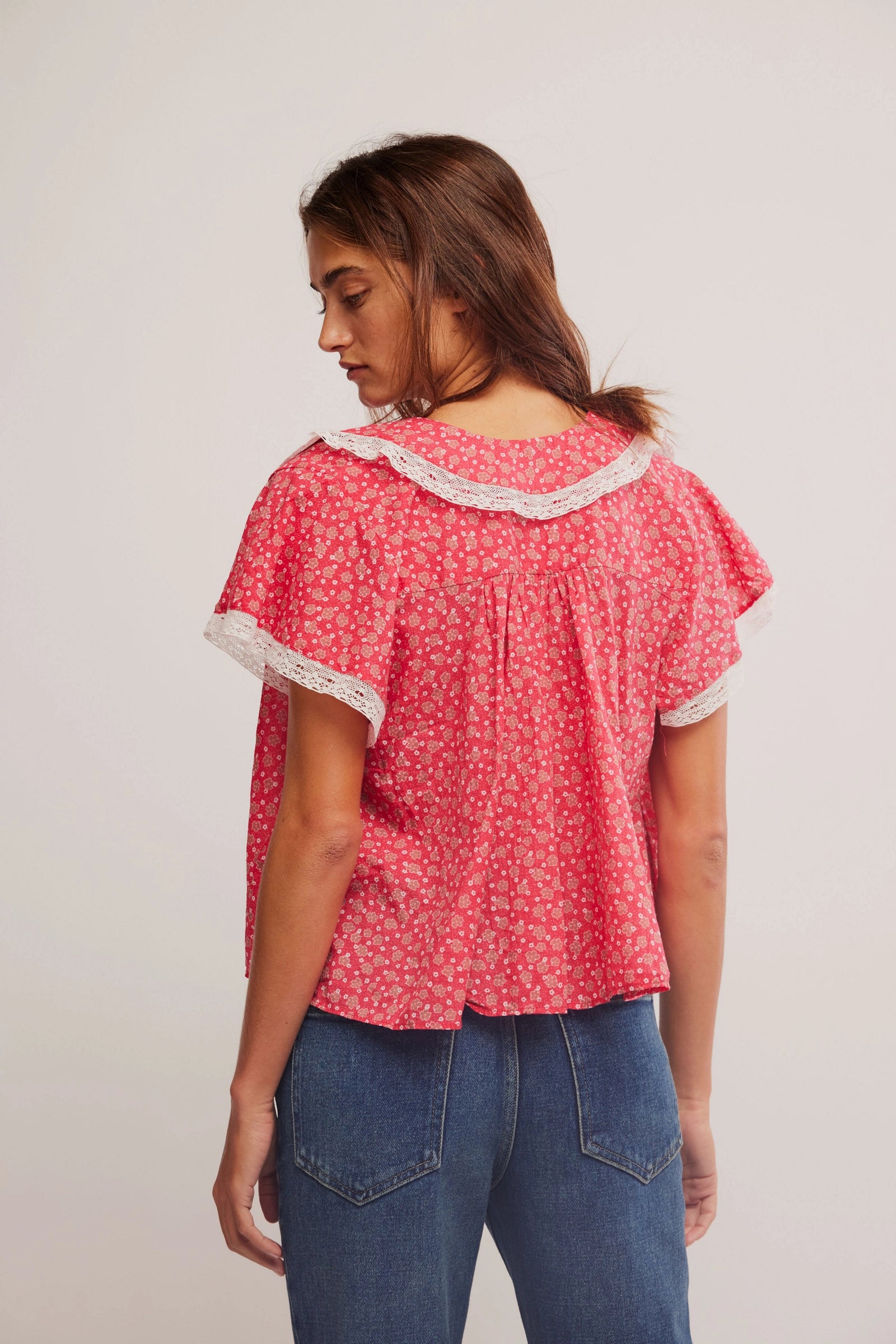 Truly Yours Printed Blouse | Free People