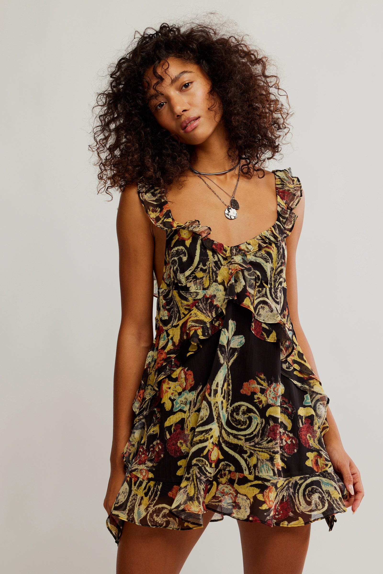 Bali Flora Mini (Black Floral) | Free People