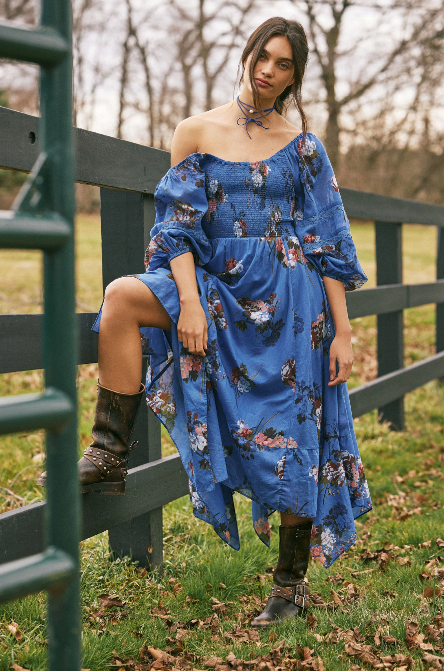 Morning Glory Maxi (Blue) | Free People