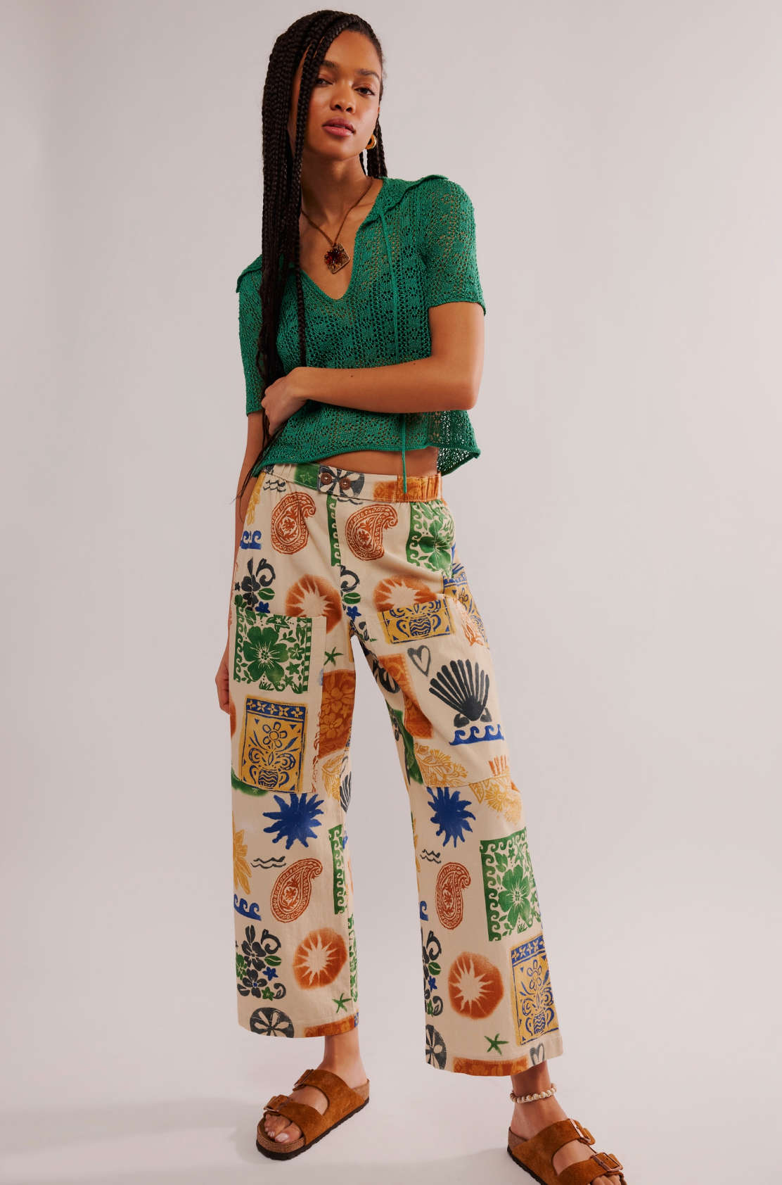 Seaside Pull-On Pant (Summer Stamps) | Free People