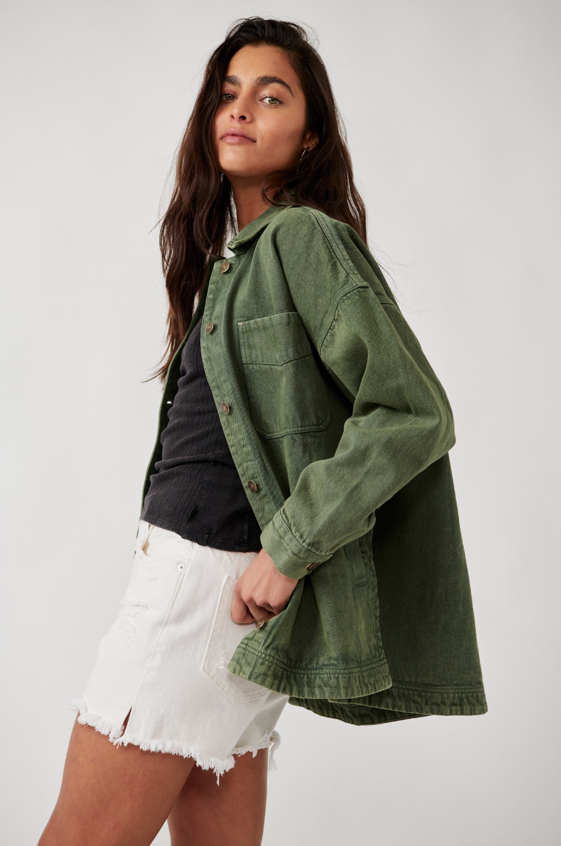 Madison City Twill Jacket (Adventurer) | Free People