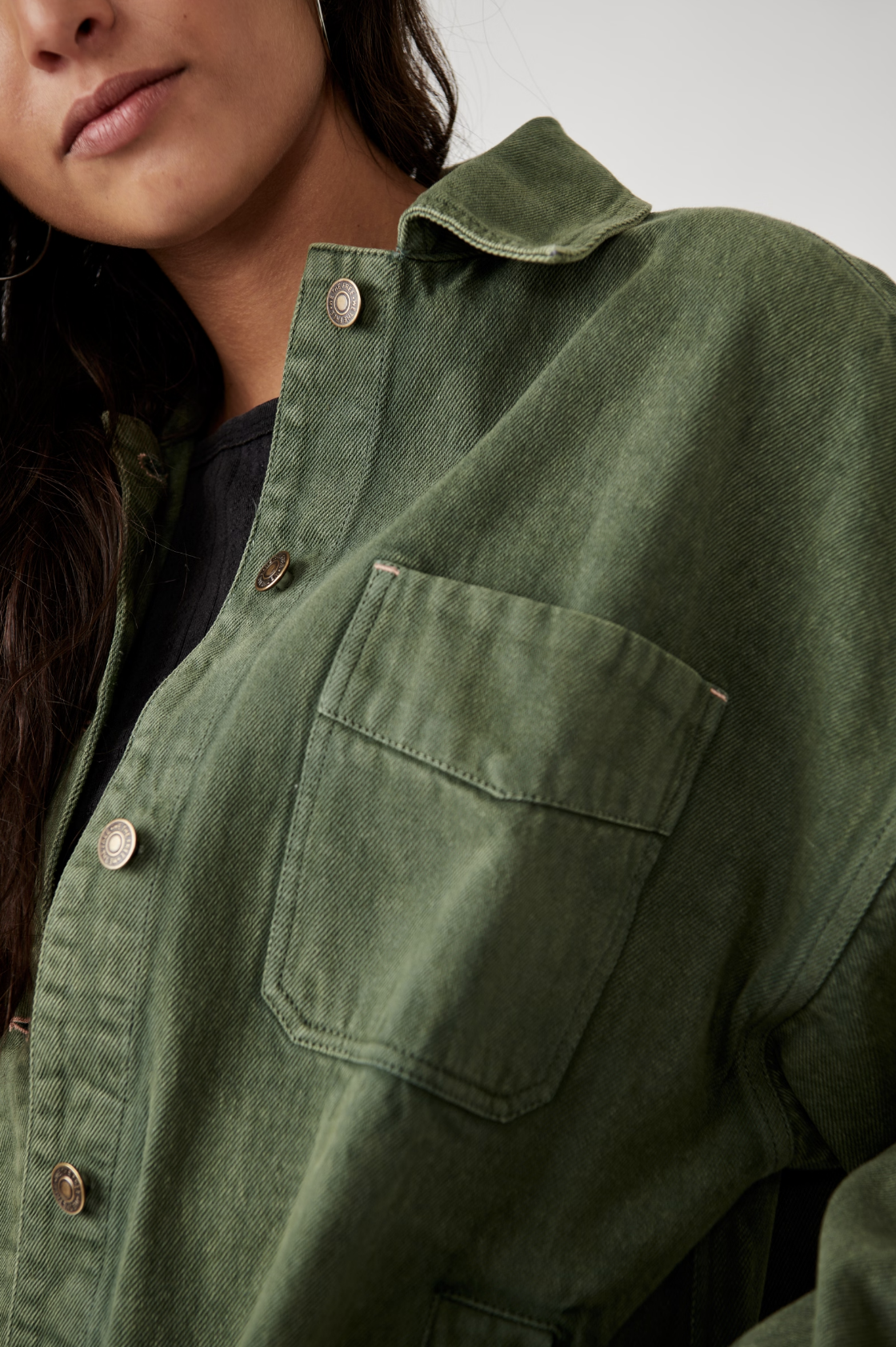 Madison City Twill Jacket (Adventurer) | Free People