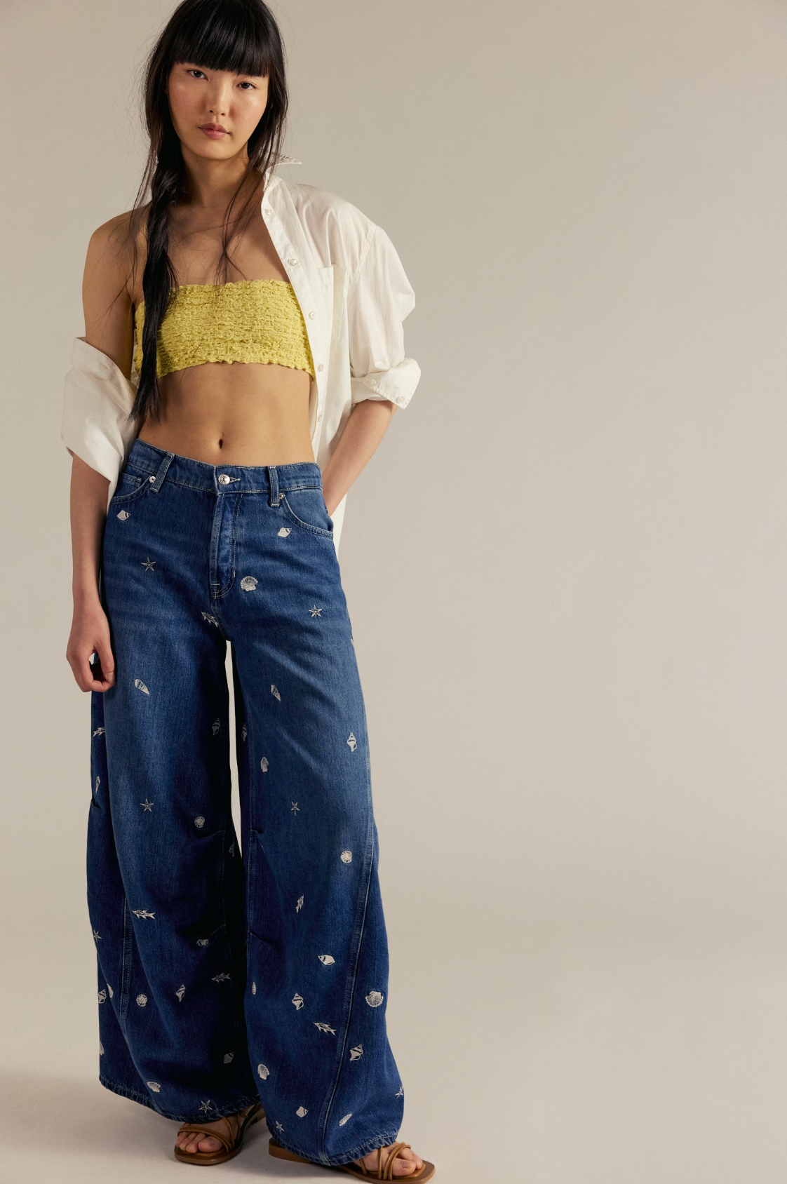 Westward Embroidered Jeans | Free People