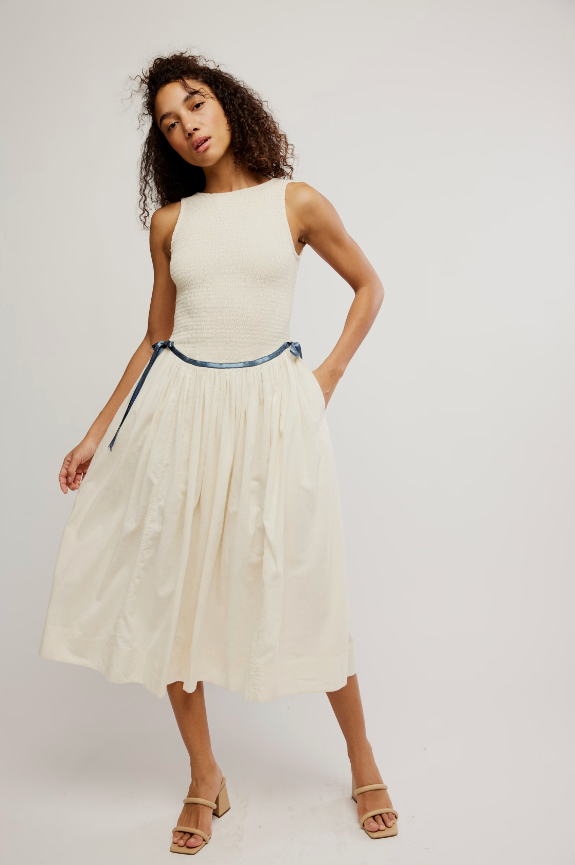 Nightingale Solid Midi (Tea Navy) | Free People