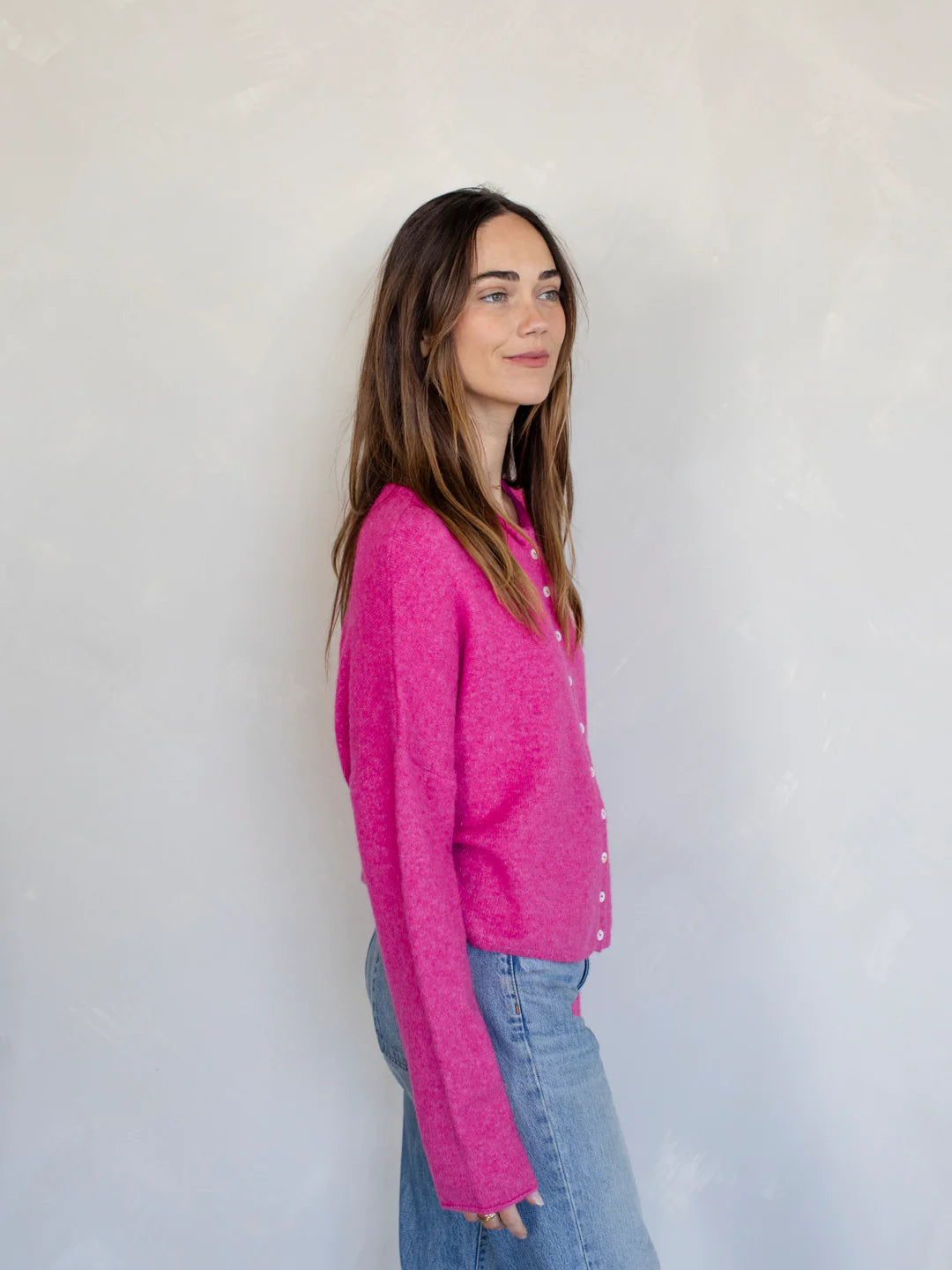 Simply the Best Cardi | Fuchsia