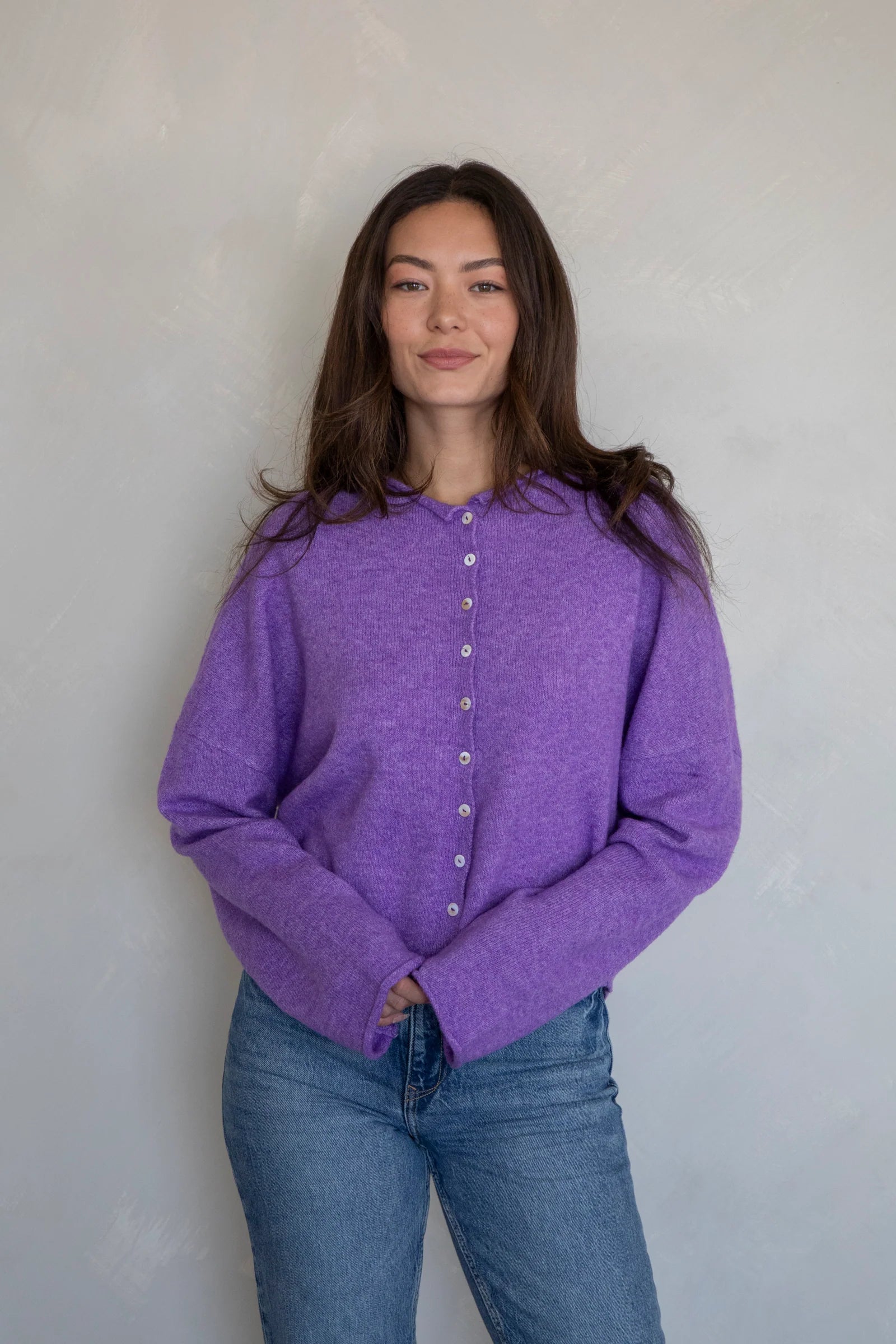 Simply the Best Cardi | Violet