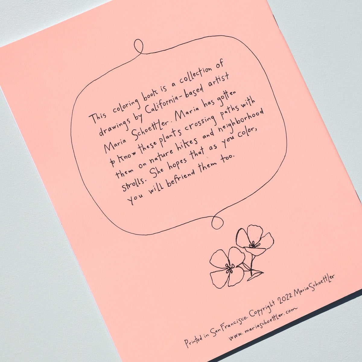 Buds Along the Path Coloring Book