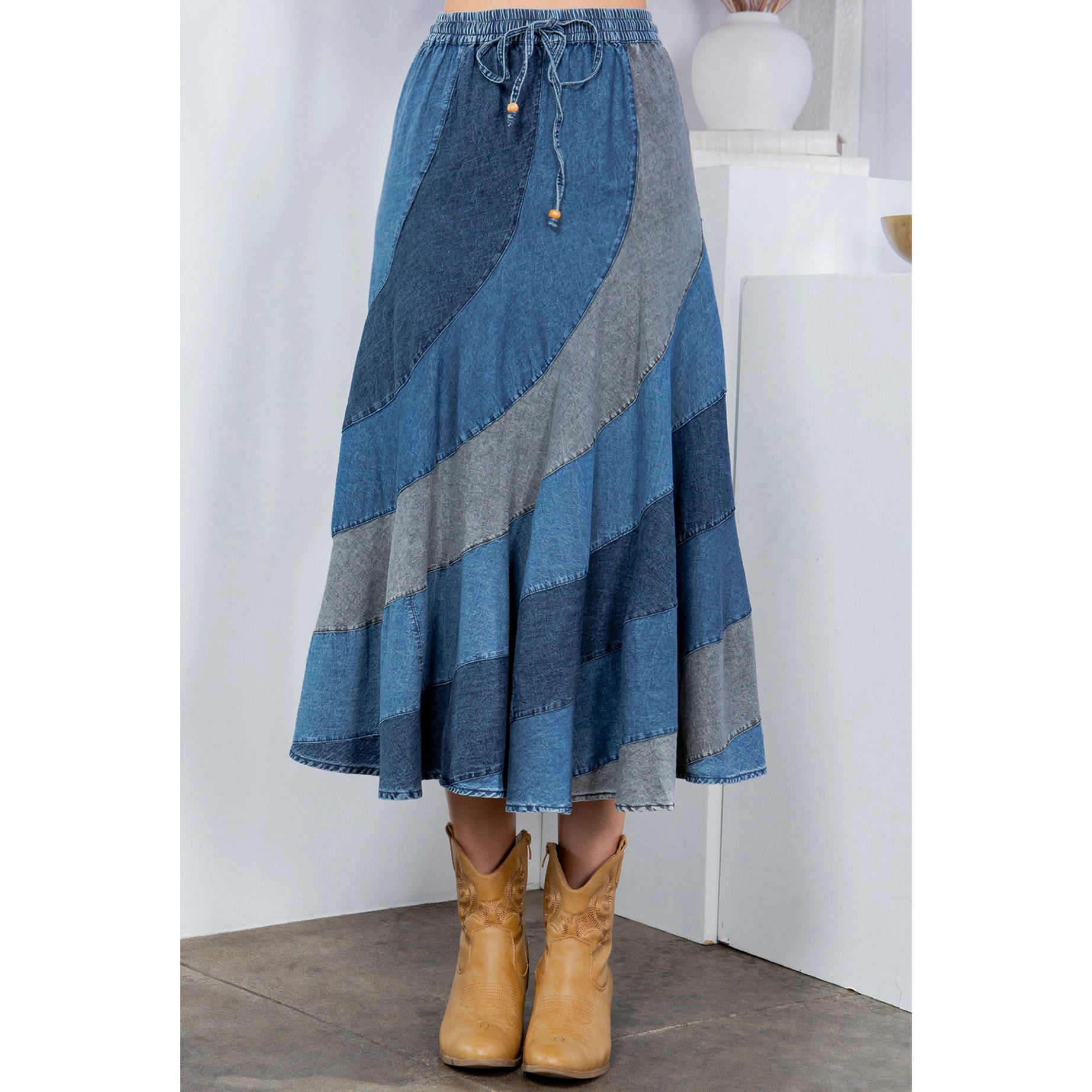 Ridin' Sidesaddle Midi Skirt