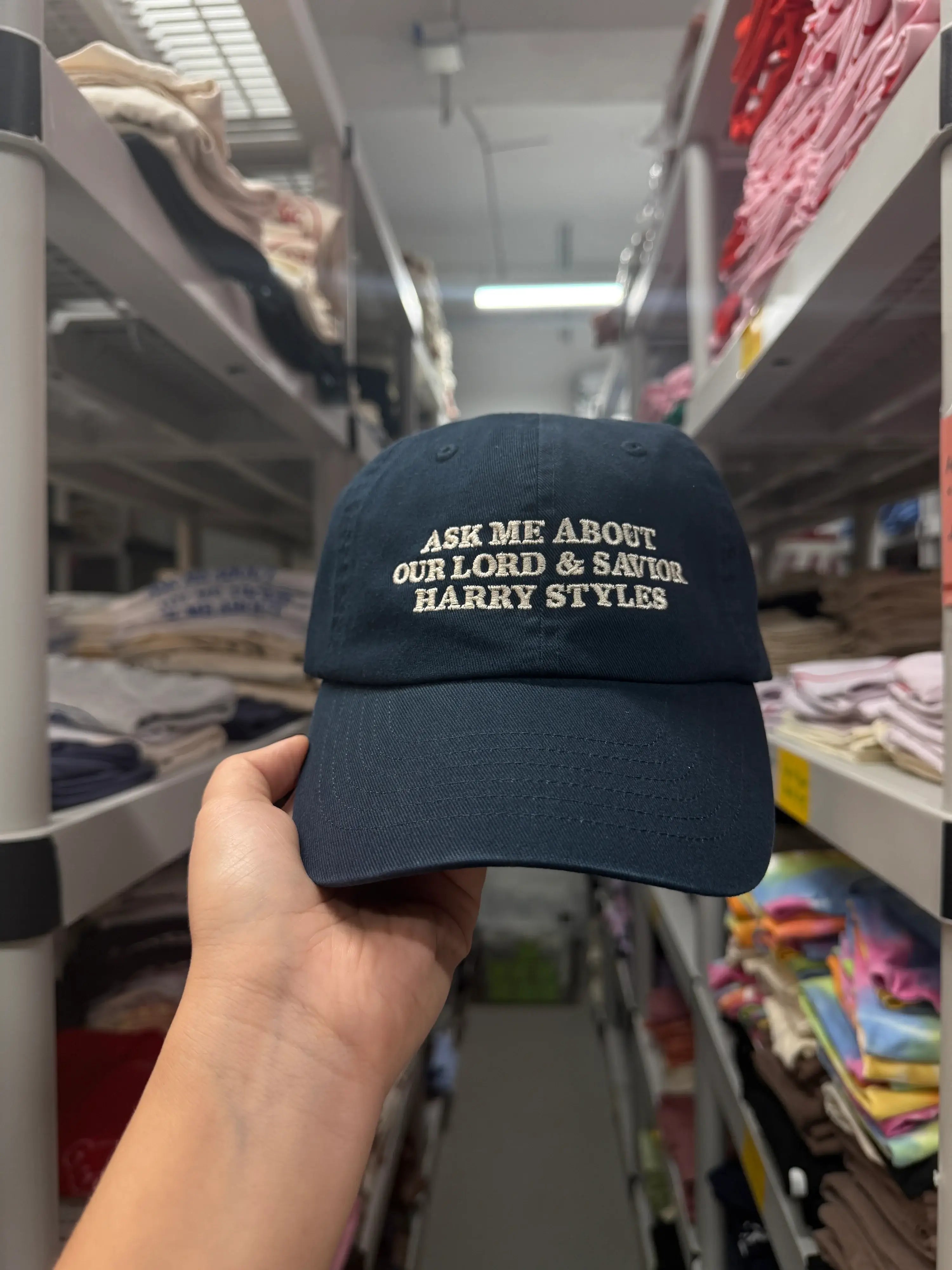 LORD AND SAVIOR: Harry Styles Cap | Jen Zeano Designs