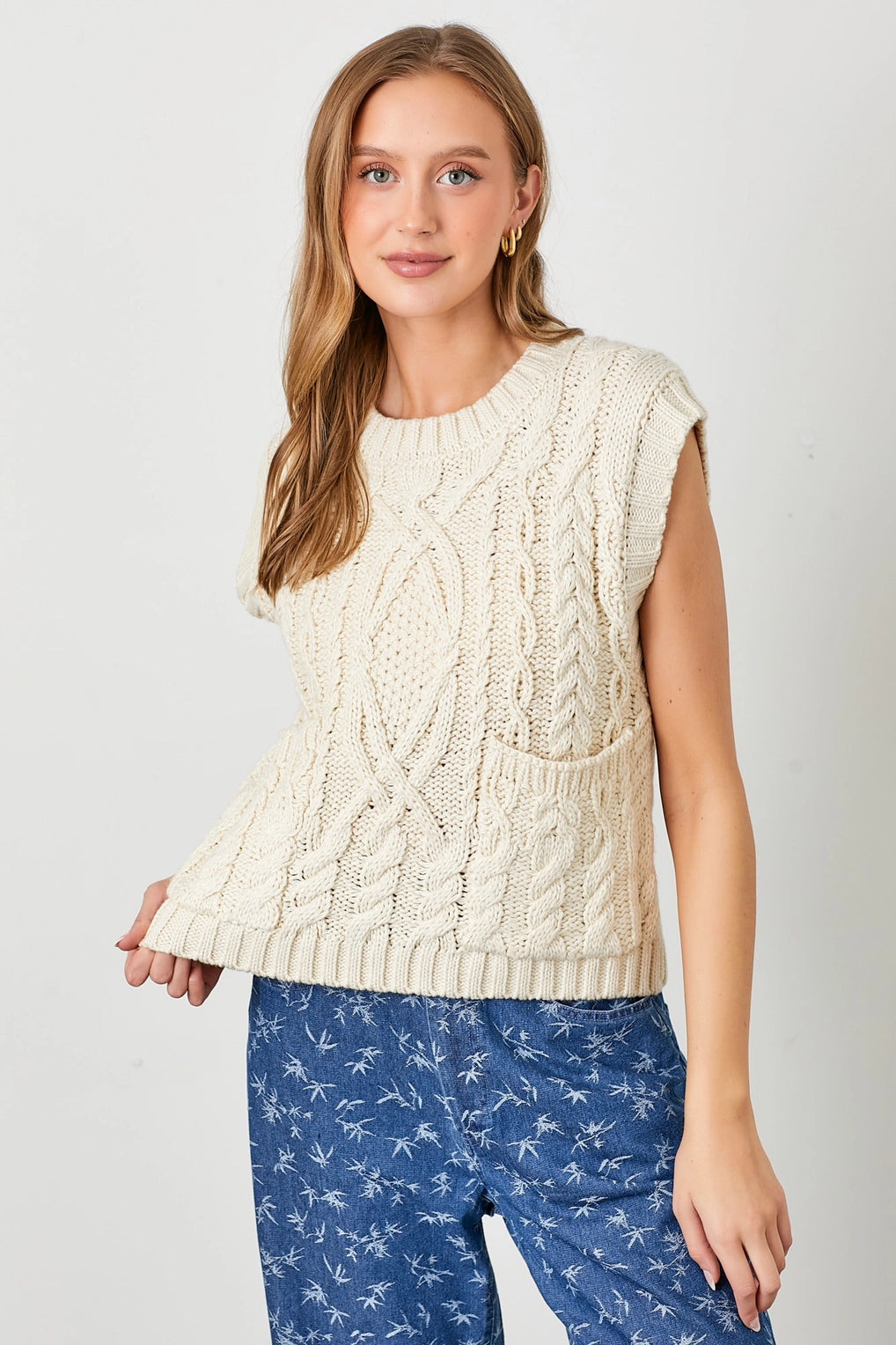 Rory Gilmore Cableknit Vest