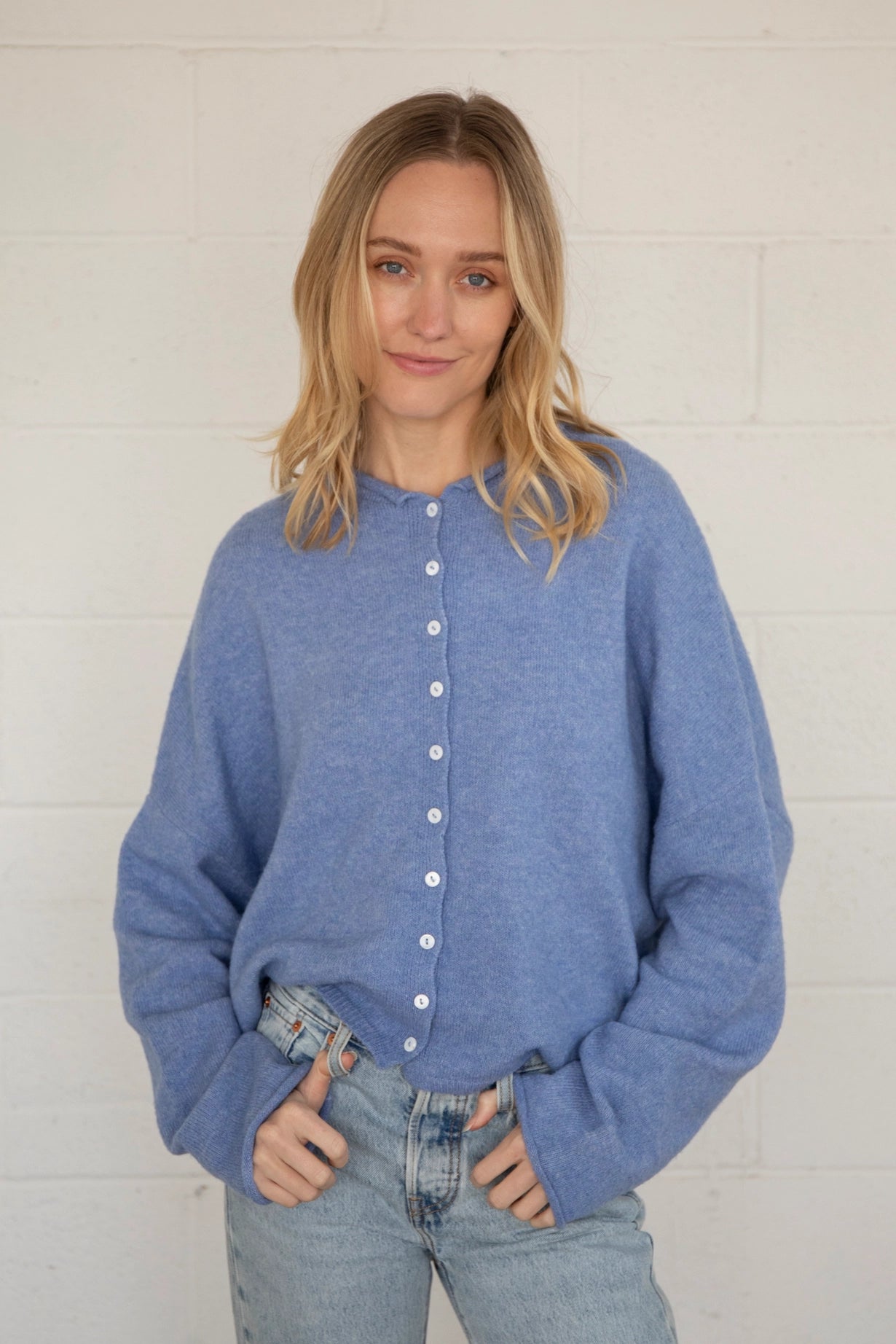 Simply the Best Cardi | Dusty Blue