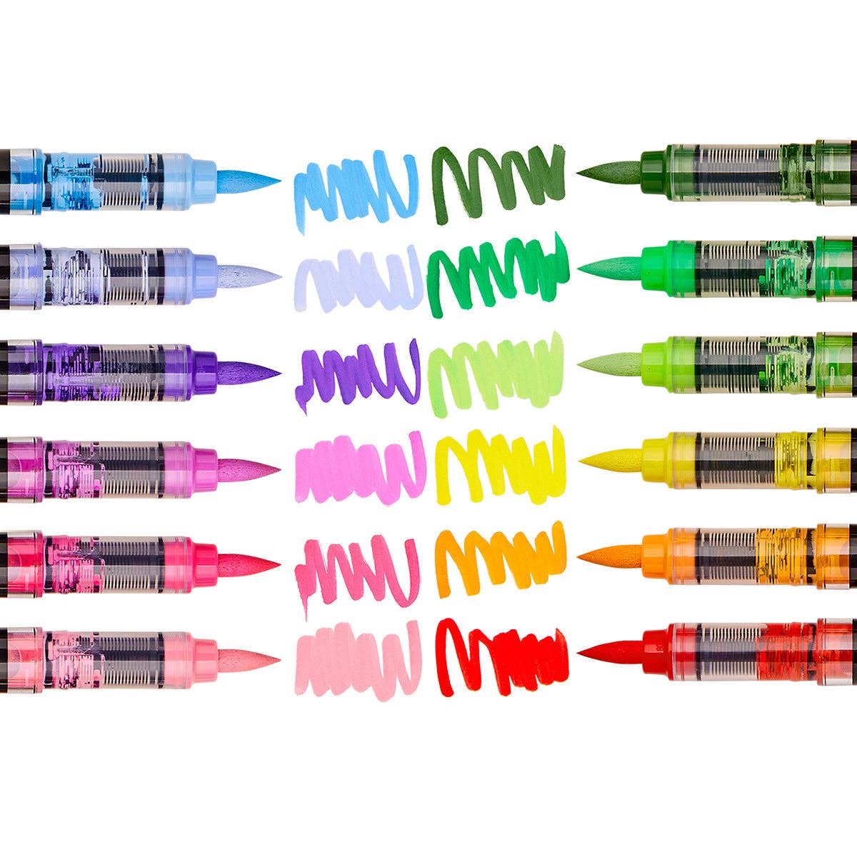 PRO Acrylic Paint Brush Pens - 12 Floral Colors | KINGART