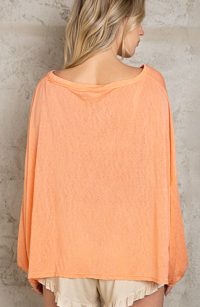 Relaxation Station Top | Peach