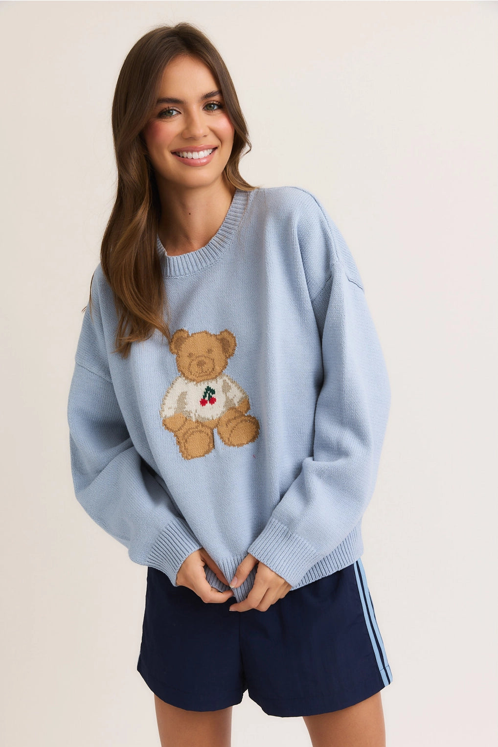 Teddy Bear Knit Pullover