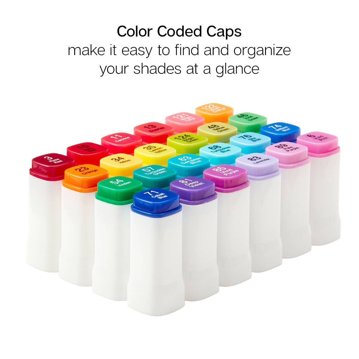 PRO Double-Ended Alcohol Markers - 24 Bright Colors | KINGART