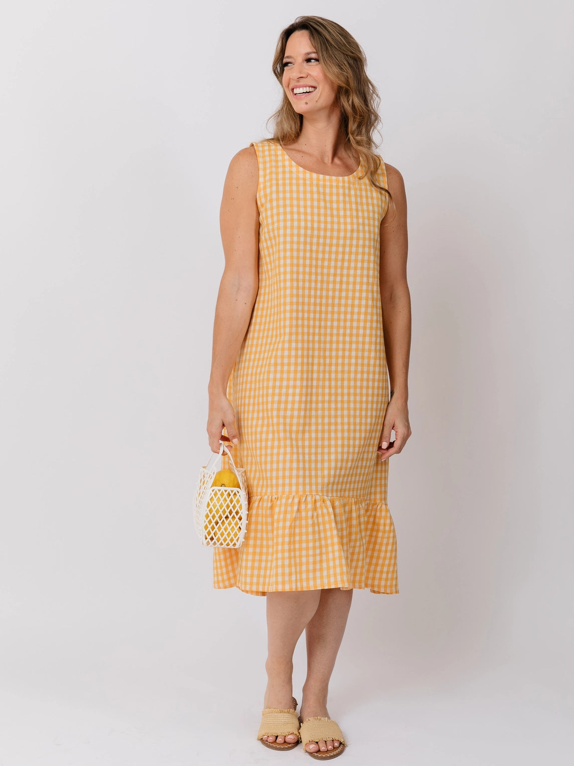 Piper Gingham Midi