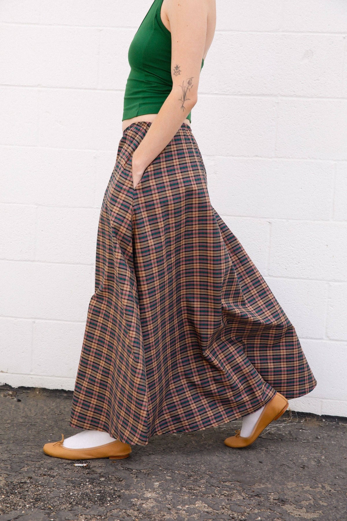 DREAM SKIRT (THISTLE TARTAN) | Rat Boi