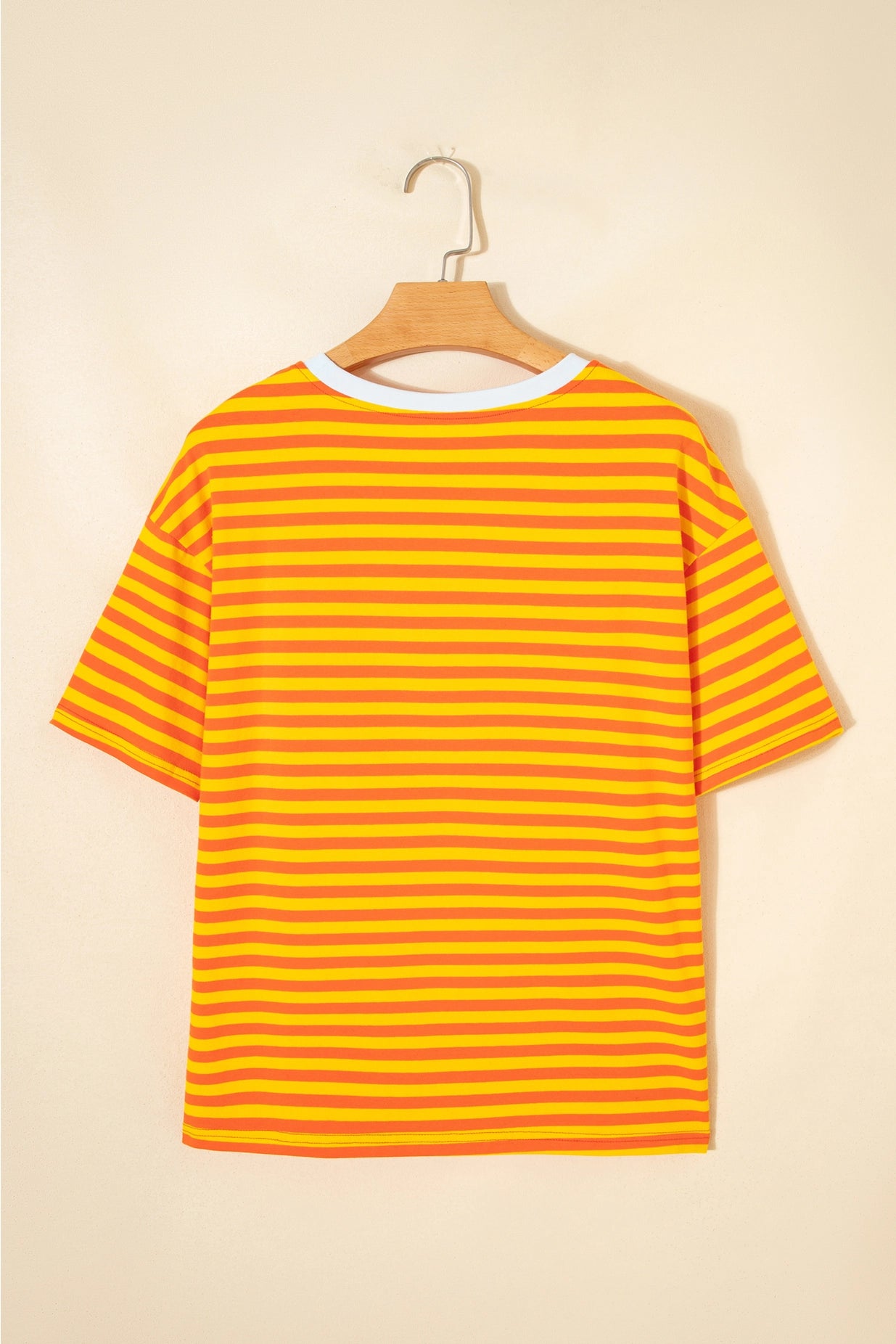 Drop Shoulder Oversized Tee (Tangerine)