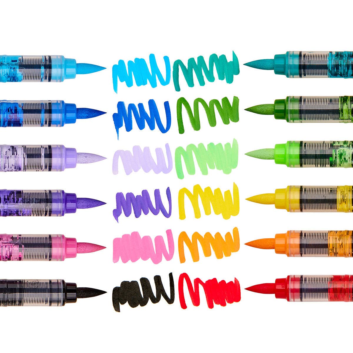 PRO Acrylic Paint Brush Pens - 12 Classic Colors | KINGART