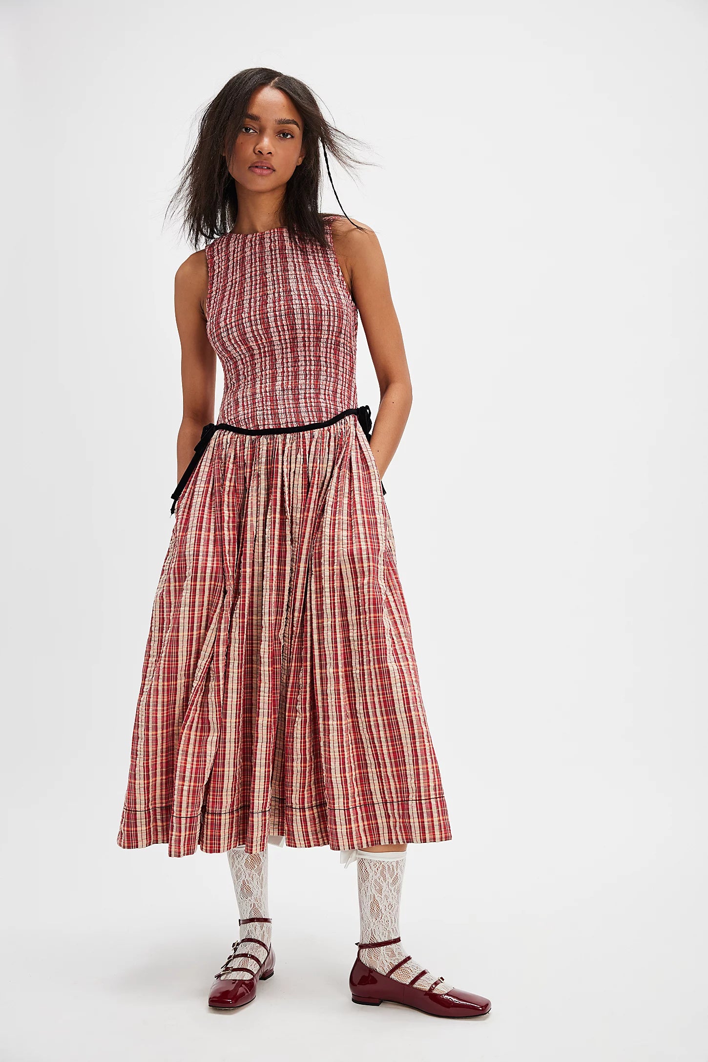 Nightingale Plaid Midi Dress | Free People