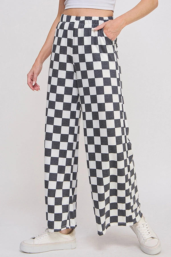 Cozy AF Checkerboard Pants