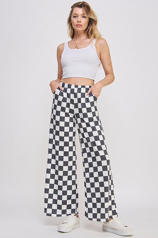 Cozy AF Checkerboard Pants