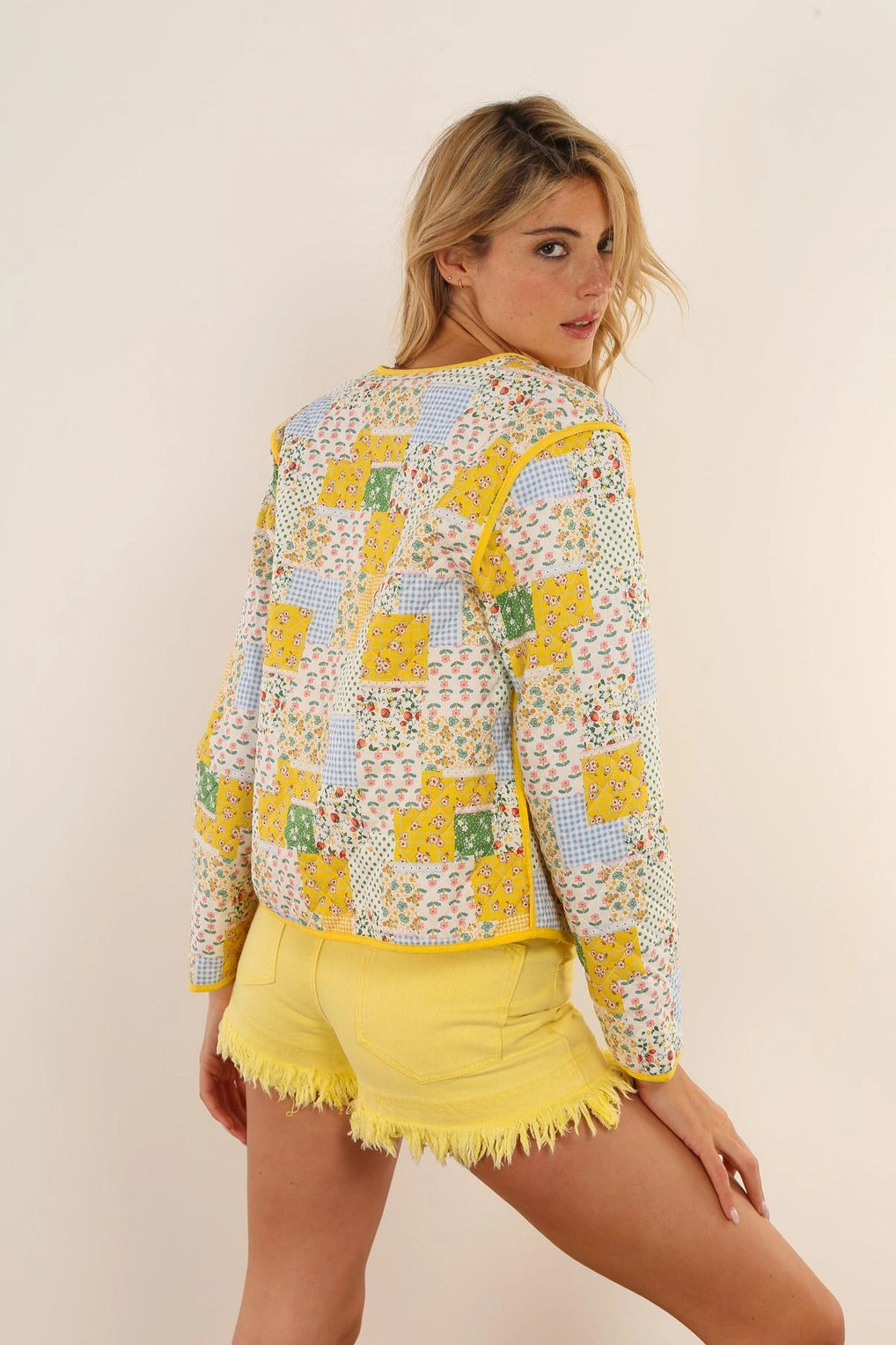 Quilted Citron Jacket