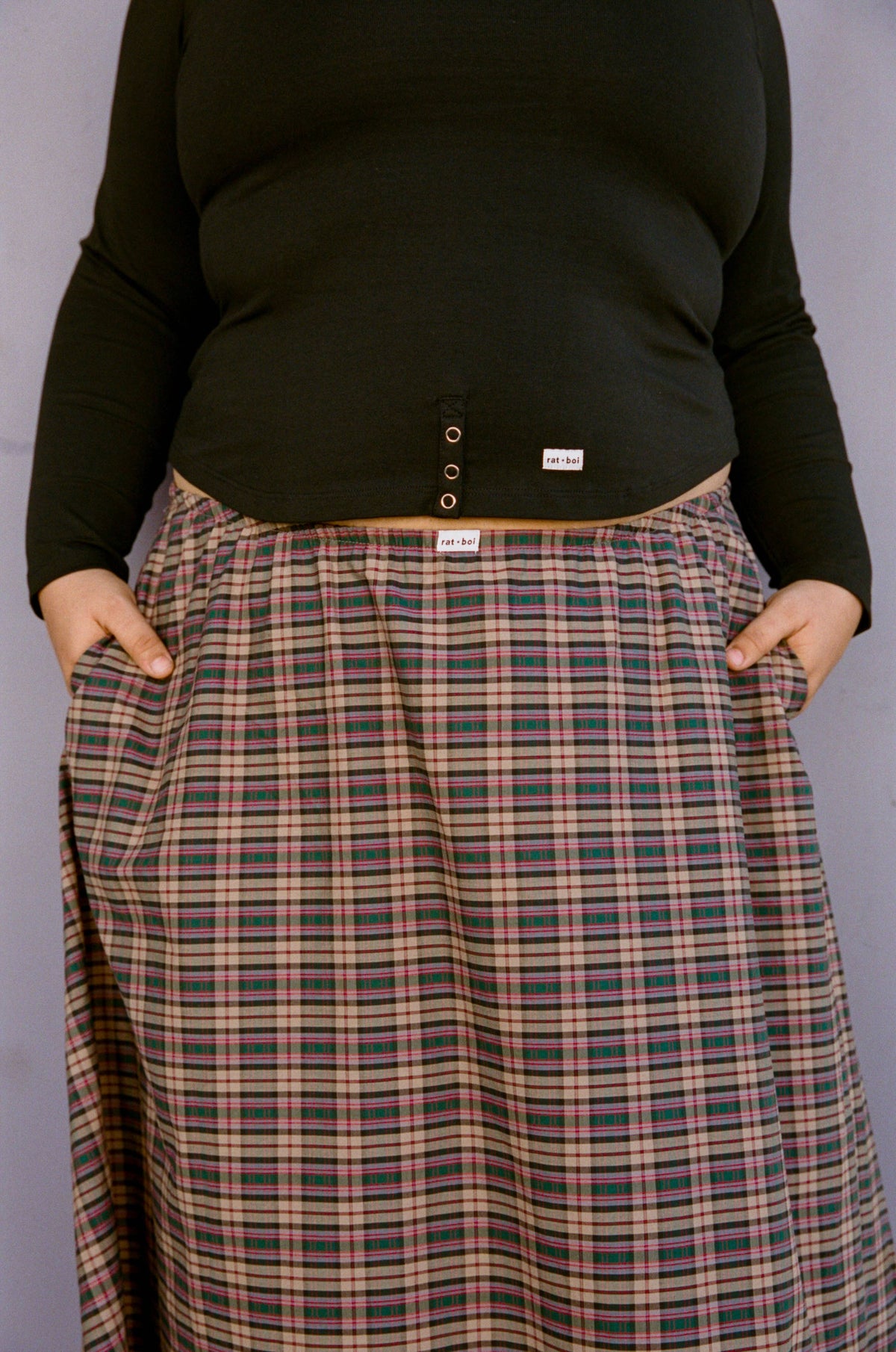DREAM SKIRT (THISTLE TARTAN) | Rat Boi